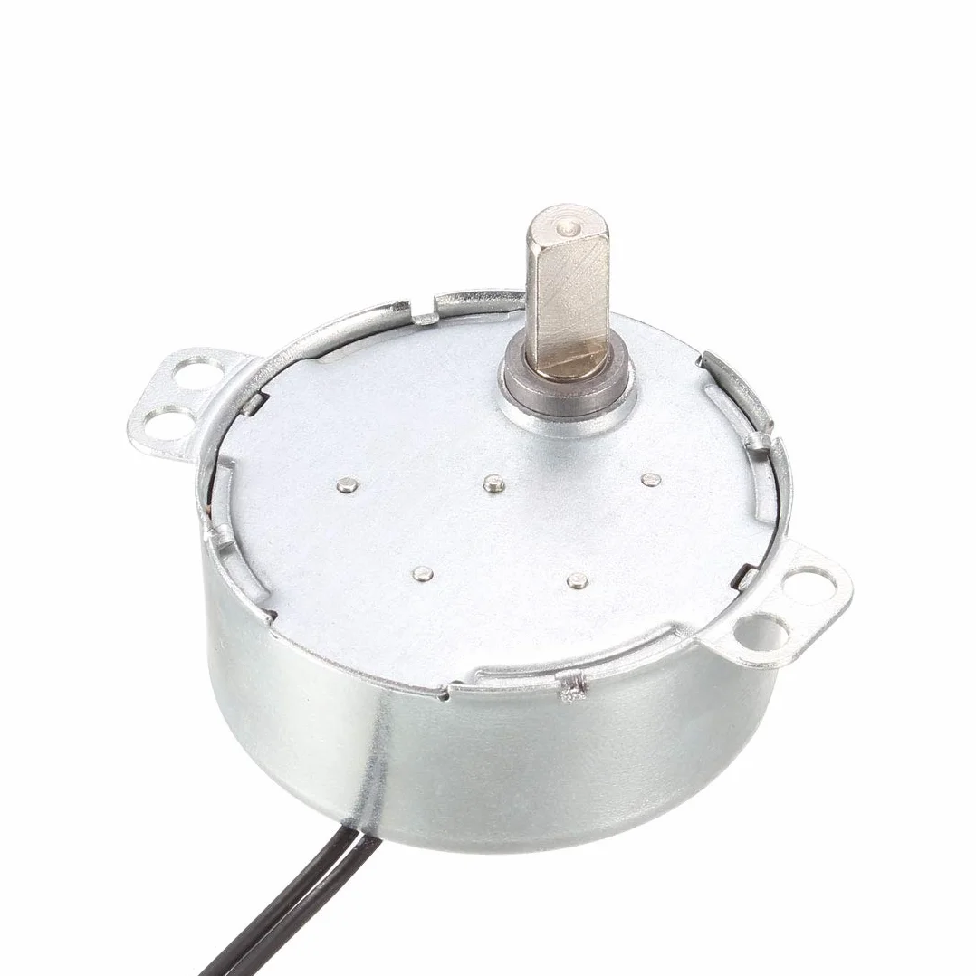 sourcing map Sincrónico Sincronizar Motor AC 220-240V 4W 10-12RPM/MIN 50-60Hz CCW para Hecho Mano, Modelo o Guía Motor