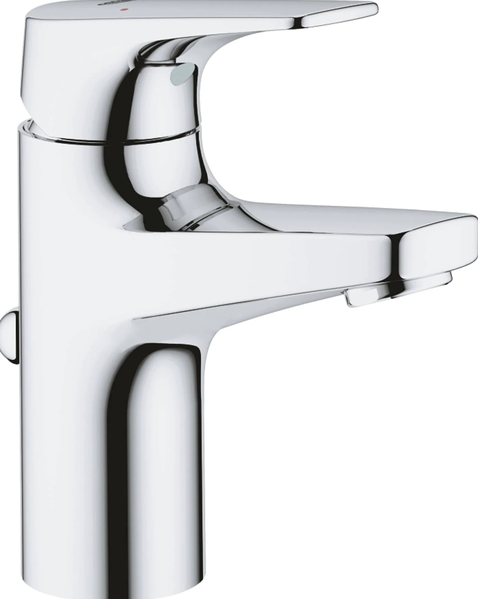 Grohe Start Flow- Grifo de lavabo monomando S (vaciador automático, menor consumo de agua, altura 144mm), cromo, ref. 23809000