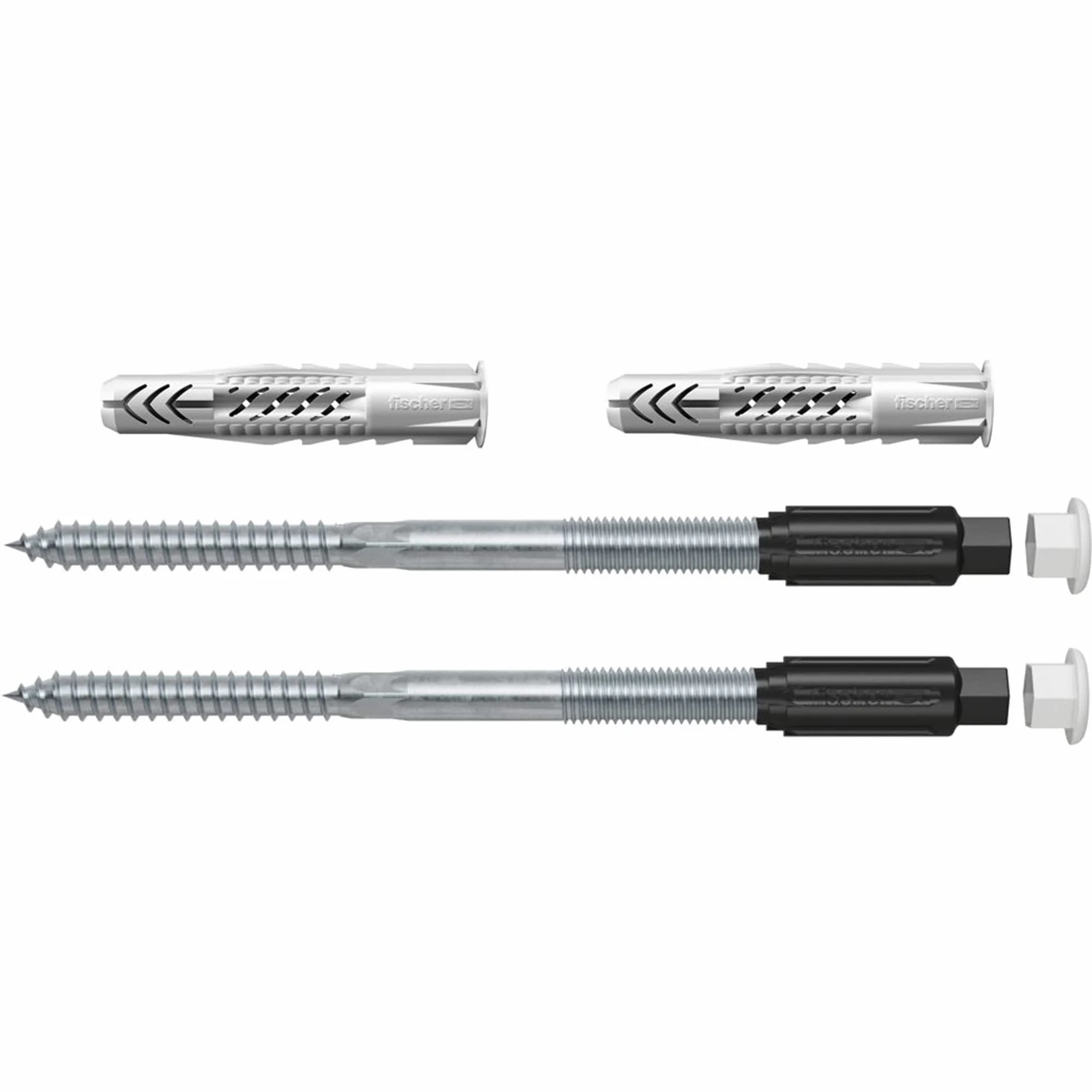 Fischer Thermax 10/100 M8 - Juego de 2 tacos para fijación en revestimiento aislante (máx. 100 mm)