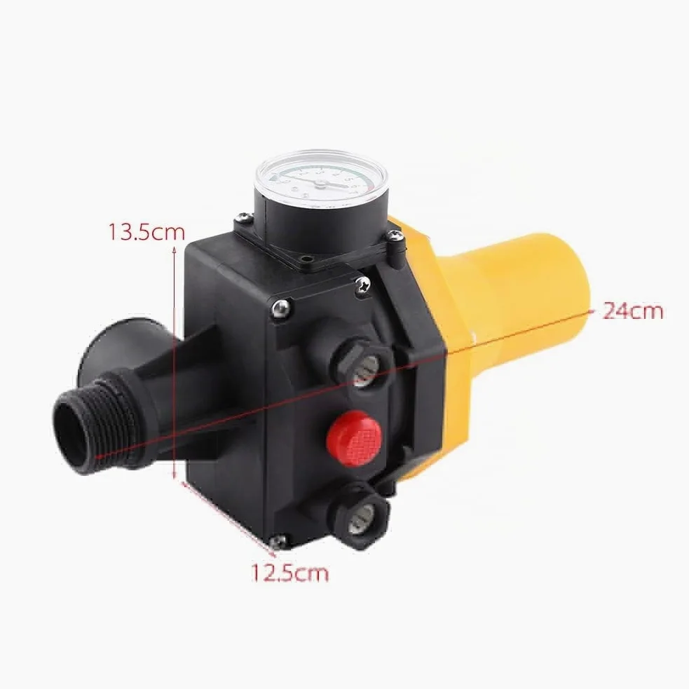 Ausla Interruptor de Presión 220V Control de Bomba Protección contra Funcionamiento en Seco, Mantiene Presión de Tubería Constante, Controla Varios Tipos de Bombas, Hogar, Jardín, Invernadero
