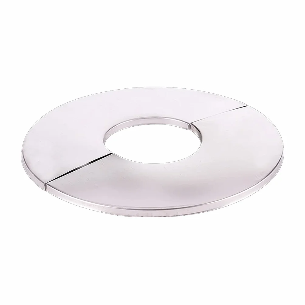 Placa de roseta redonda dividida de acero inoxidable brida dividida para tuberías con 24/28/35/42/51 mm de diámetro accesorios de baño rosetas tapa grifo