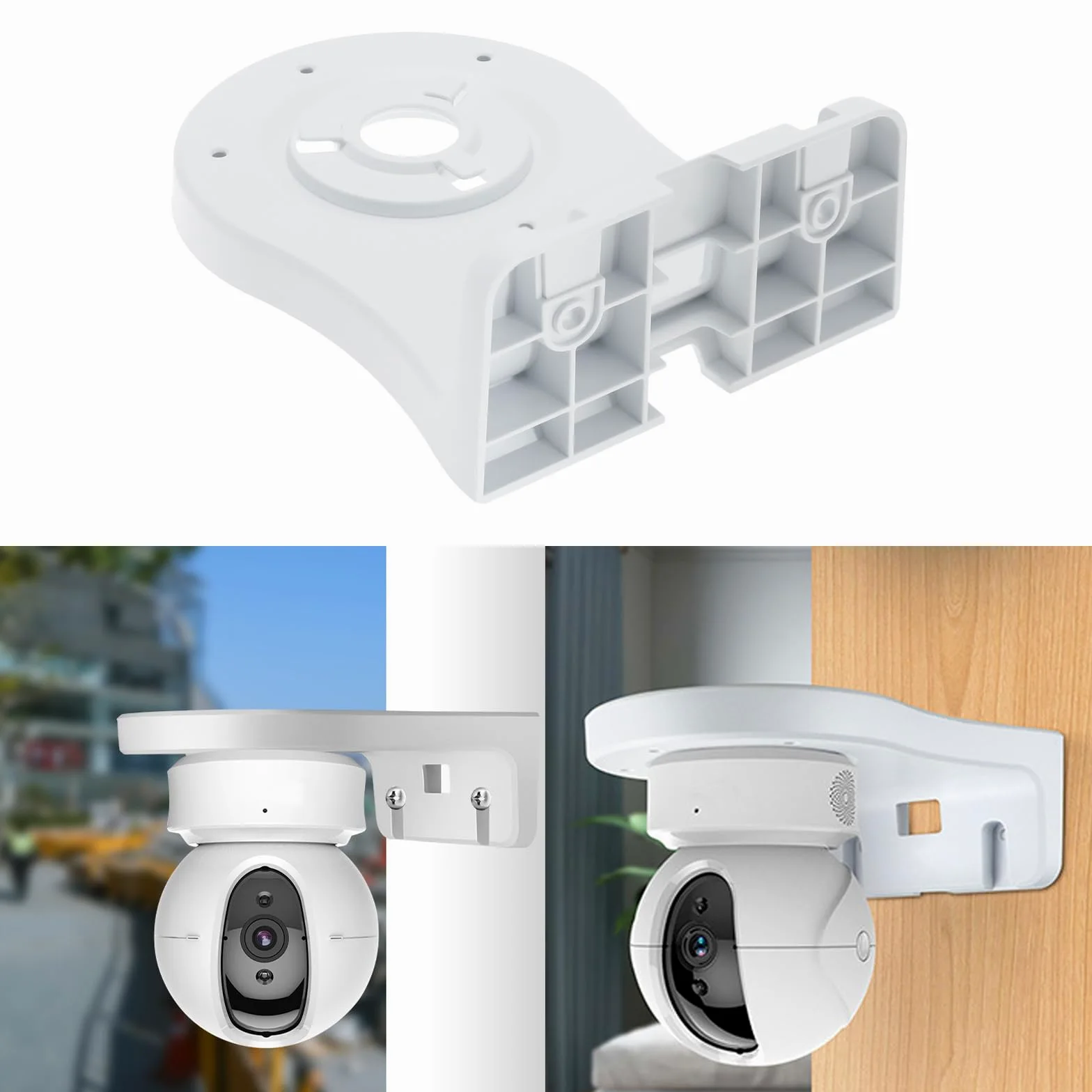 EMSea 2PCS Soportes Montaje en Pared para Cámara Vigilancia Soporte de Montaje en Pared Y Techo para Sistemas Seguridad CCTV Compatible con EZVIZ Serie C6/Serie C4 Soporte para Cámara