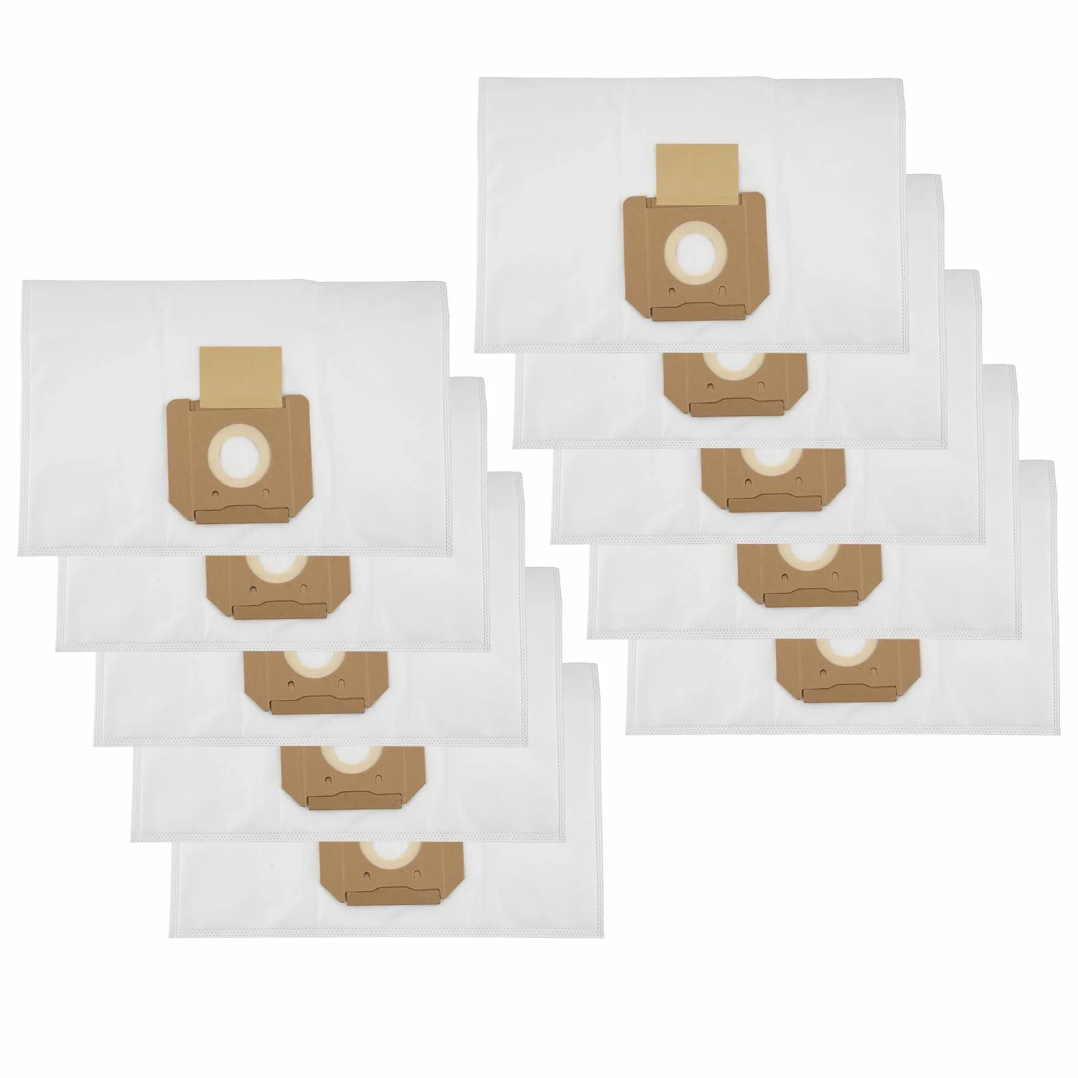 (10 Piezas) GAS 35 L AFC Bolsas de Polvo de Repuesto Compatibles con La Aspiradora Profesional Bosch GAS 35 L AFC/L SFC+/ M AFC, Bolsa Para Aspiradora, Bolsas de Aspiradora