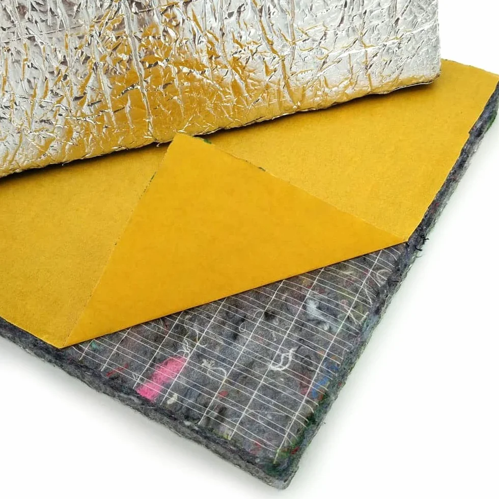 Aislante Acústico y Térmico Autoadhesivo con Aluminio 1,20m Ancho - Insonorización Antihumedades