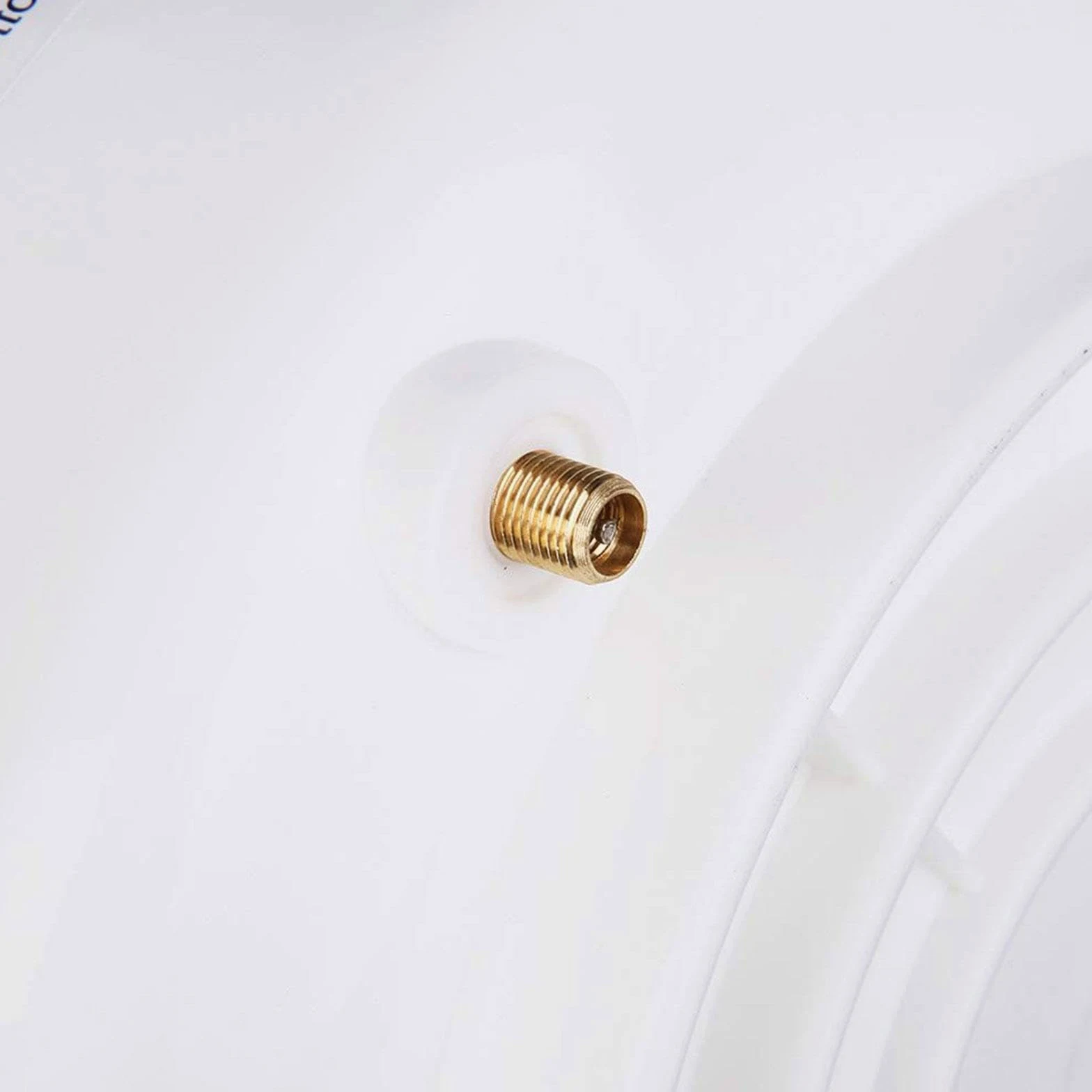 Tanque de almacenamiento de agua presurizado de 3,2 galones con válvula de bola, robusto, compacto y ligero para sistemas de ósmosis inversa- Válvula de Bola de 6.35 Mm