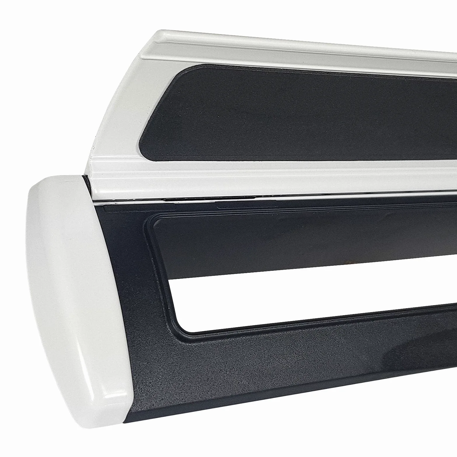 Buzón para puerta de 30,5 cm, madera de UPVC, con muelles, resistente, 40-80, color gris antracita