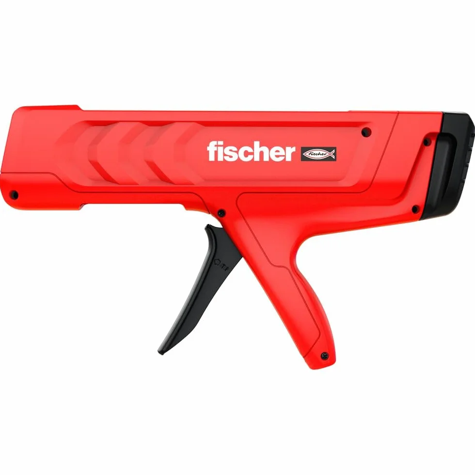 fischer Máquina de expresión manual FIS DM S Pro, pistola de cartucho para cartuchos de 2 cámaras, pistola de expresión para un prensado eficiente, diseño ergonómico para un manejo óptimo