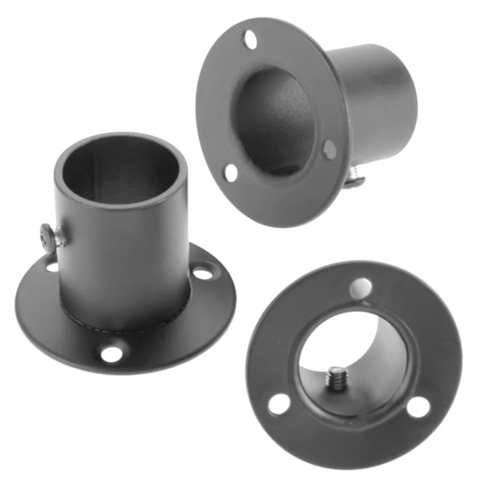 Soportes para barra de armario 25 mm resistentes
