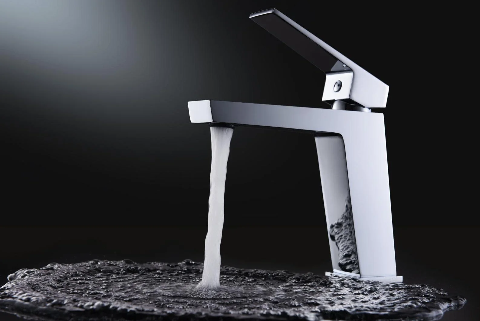 IMEX - Grifo de lavabo monomando de baño para agua fría/caliente serie ART Cromado - BDAR025-1
