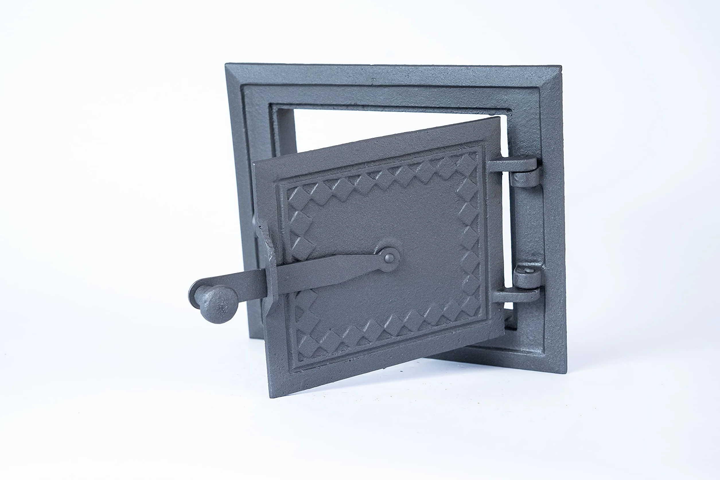 Euro Sezam puerta de horno de hierro fundido grafito 255x215 mm DZ057 con cerradura