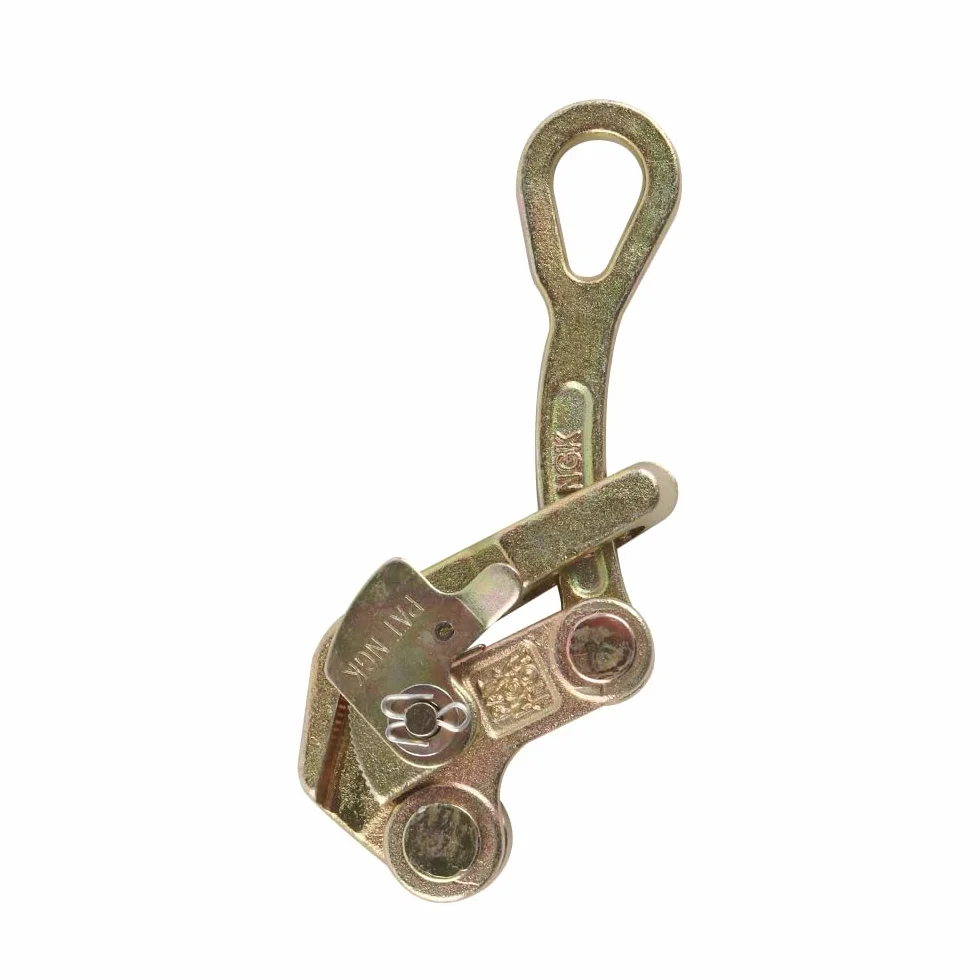 Extractor de Cuerda de Acero con mordaza, Capacidad de tracción de 1 tonelada, Tensor de Cable, Herramienta extractora de Cable de Acero para construcción con y Dispositivo Anti-desgarro