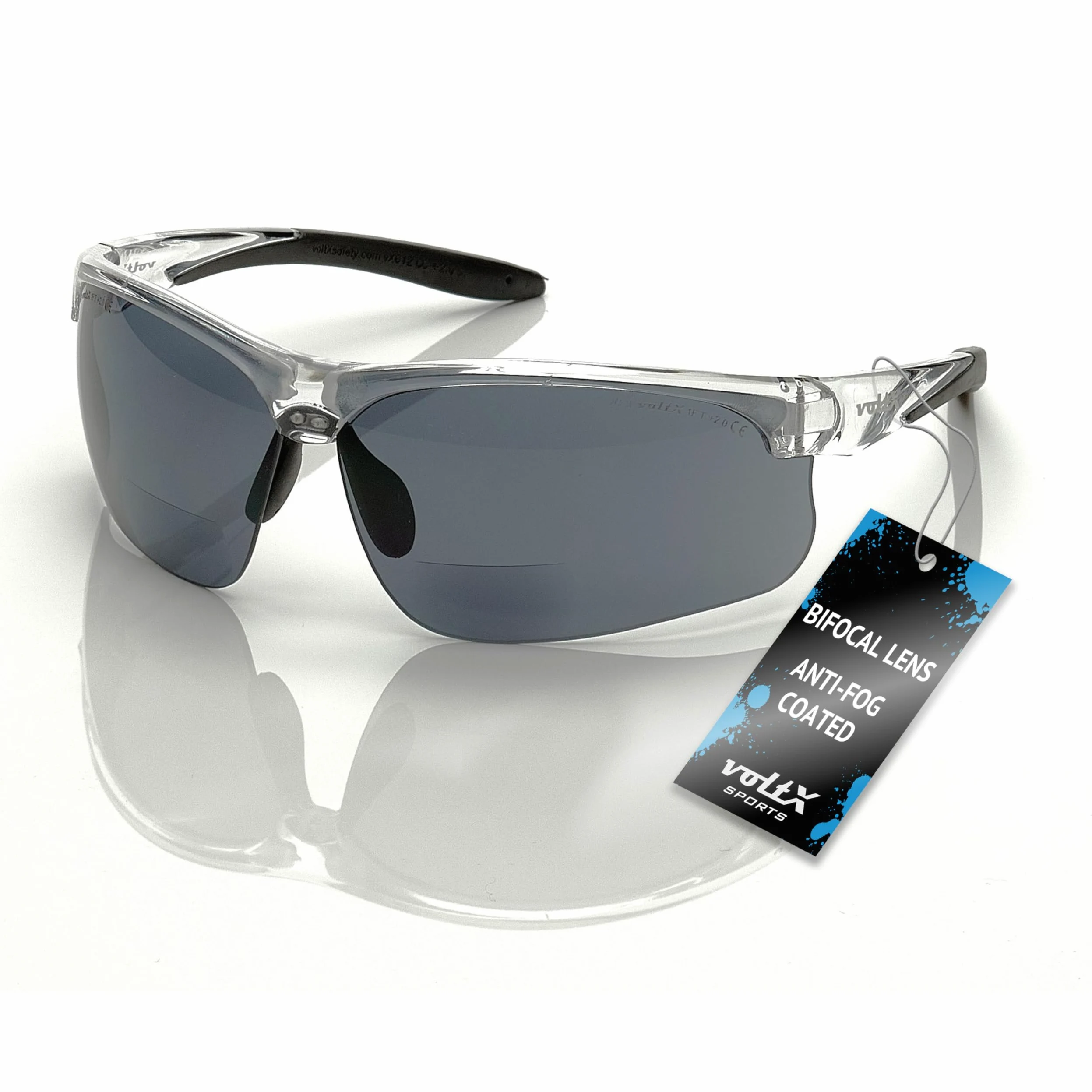 voltX CONSTRUCTOR ULTIMATE Gafas bifocales lectura +1.0 a +3.0 – EN166F – Antivaho, UV400 – Ciclismo – 4 tipos de lente