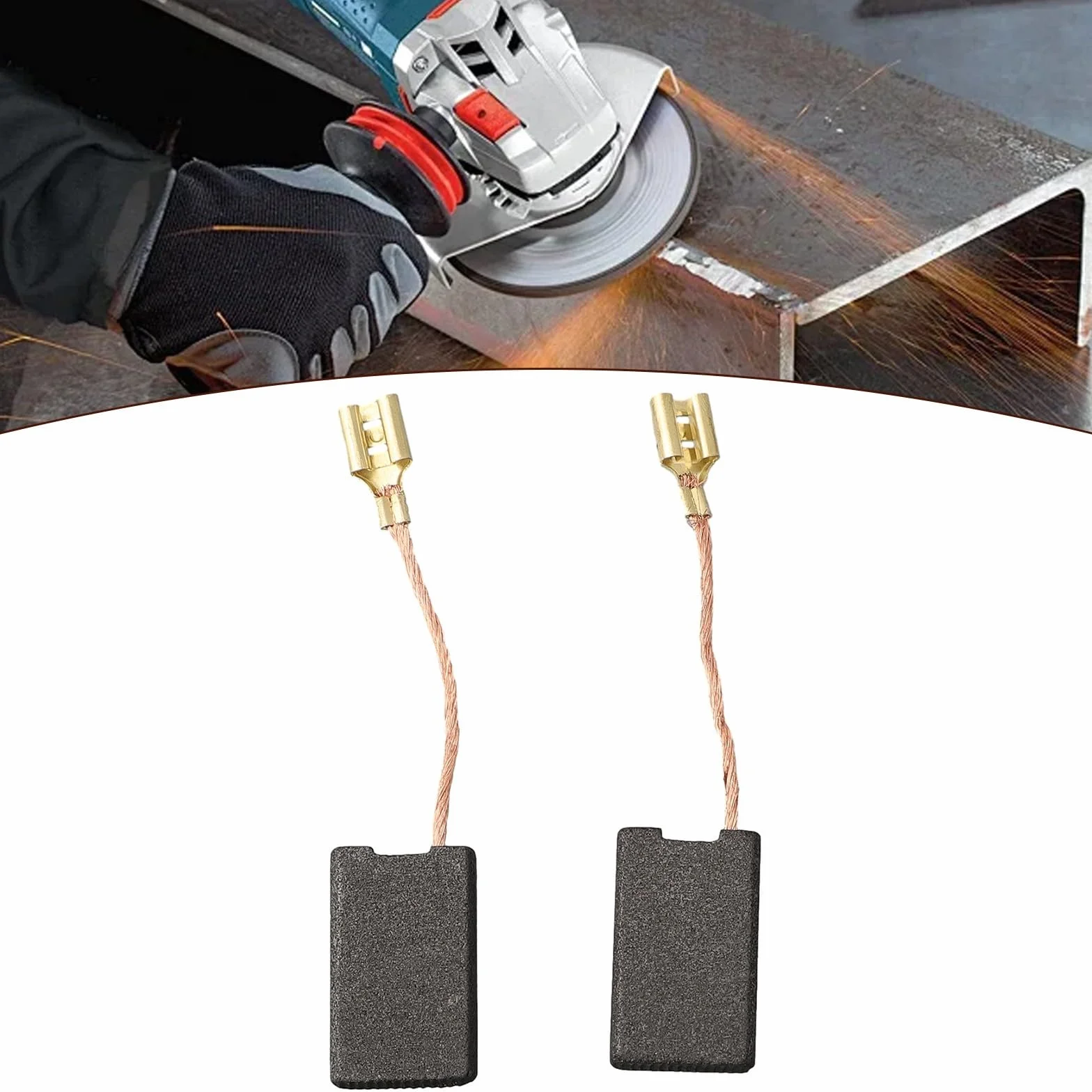 Escobillas de carbón 1617014126 Juego de repuesto para Bosch GSH11E 11DE 10DC SE martillo demoledor
