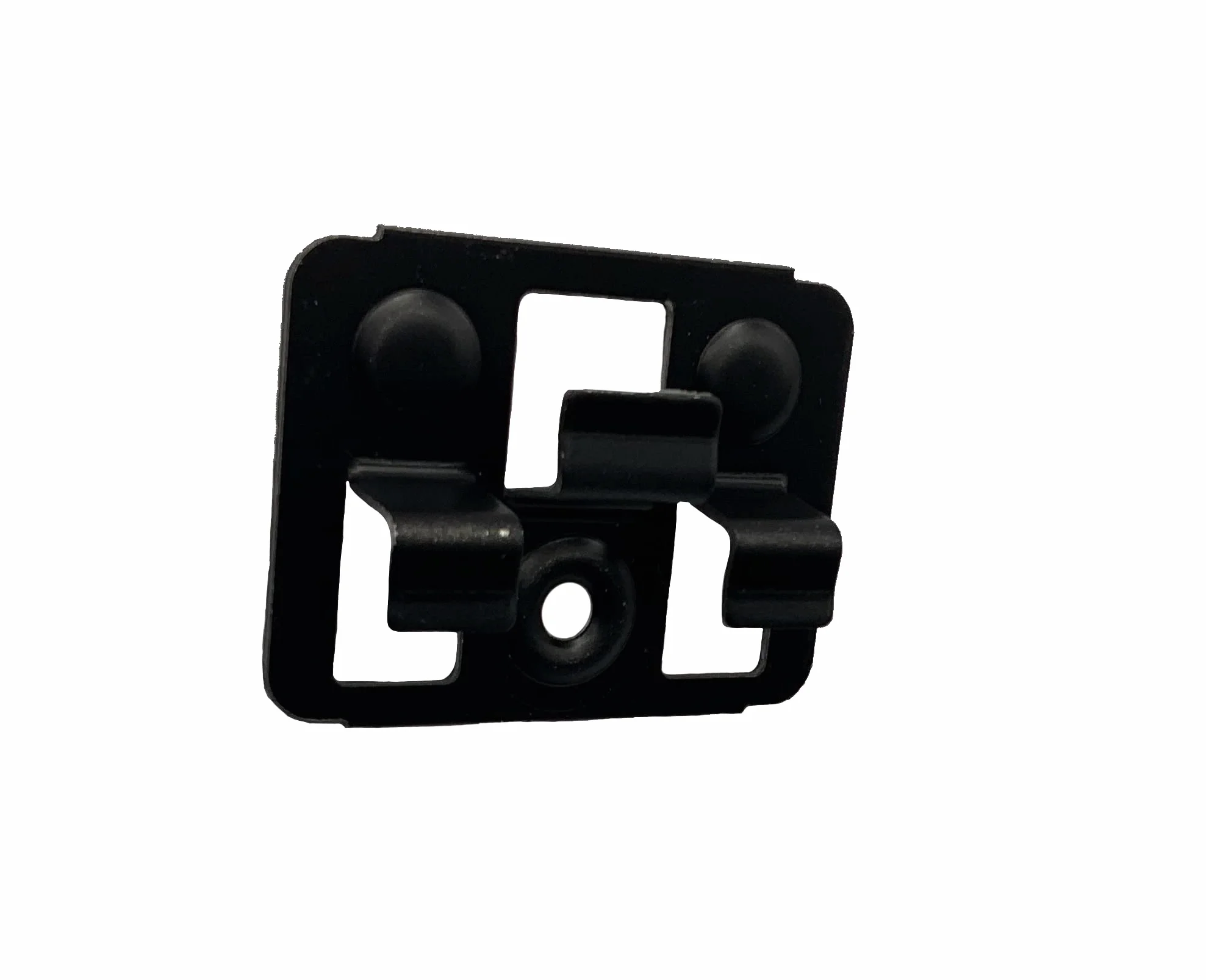 FRÜH Clips de WPC de 10 mm, clips invisibles para terraza, acero negro, para tablones WPC/BPC, 50 unidades (acero galvanizado)