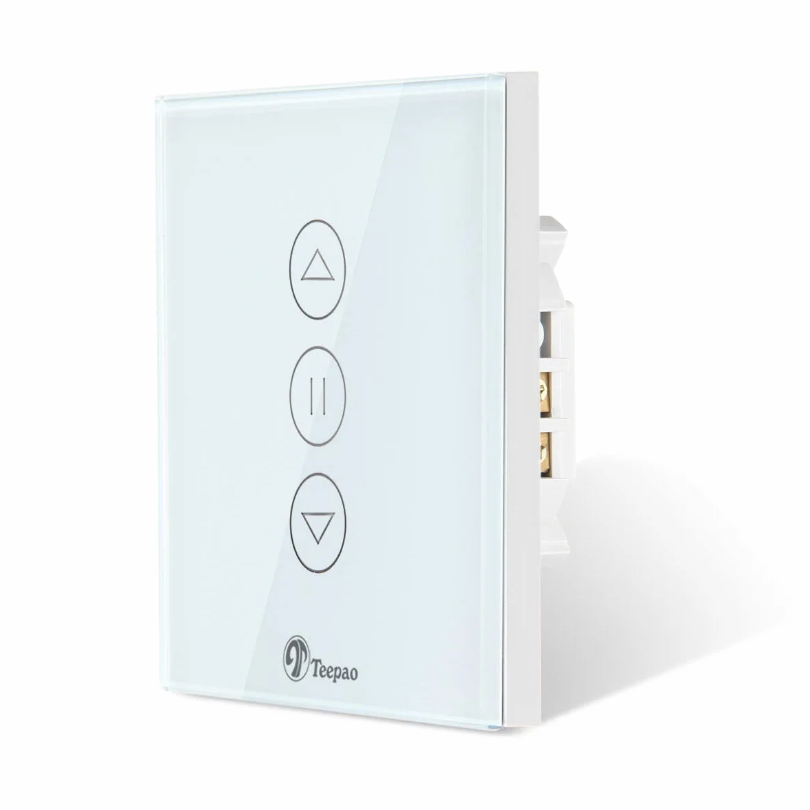 Interruptor de persiana inalámbrica, TEEKAR Smart Rolladen Temporizador compatible con Alexa Echo y Google Assistant, Alexa Persiana Interruptor de reloj para motor de persiana