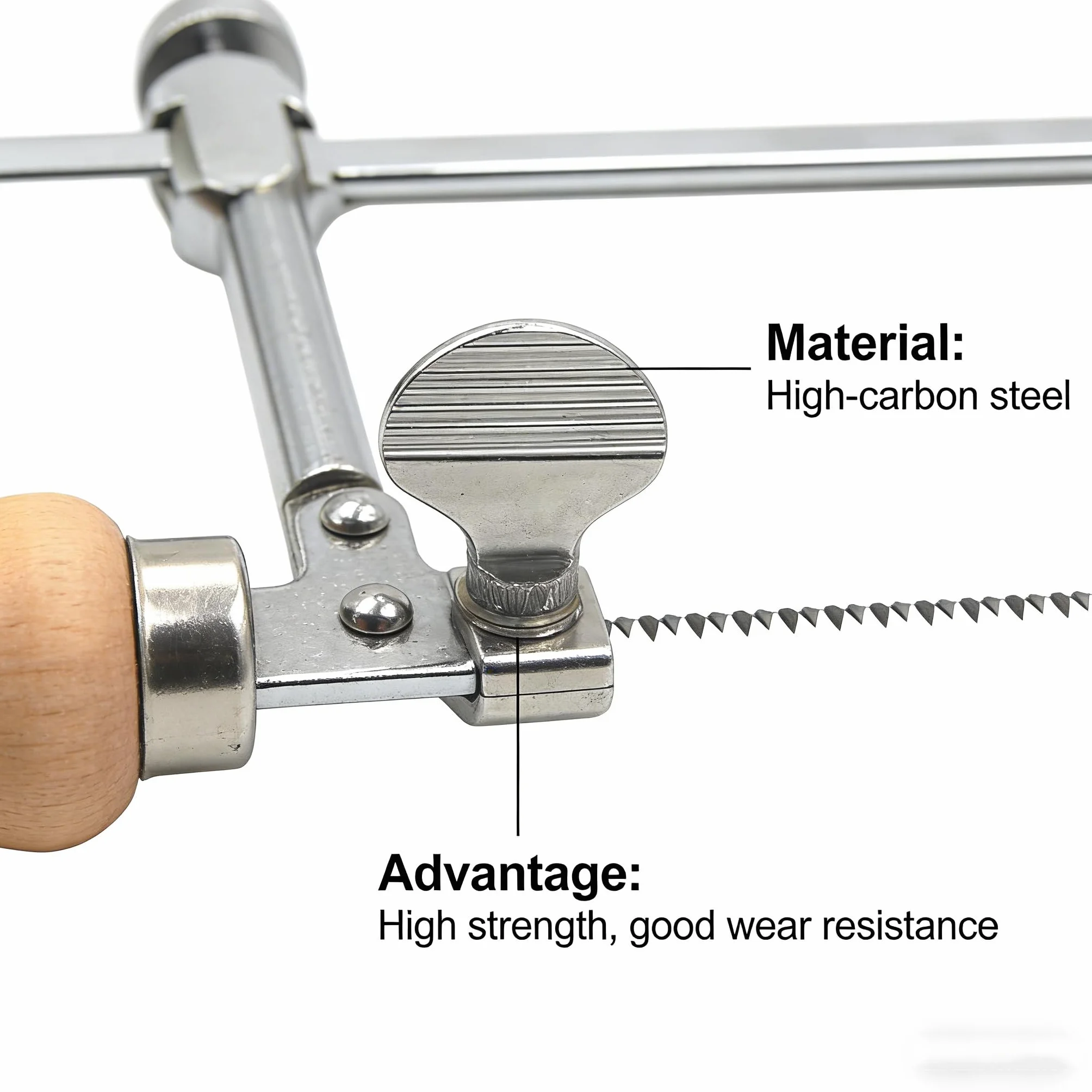 Juweliersäge Metallsäge Bogensäge verstellbare Laubsäge mit 12 Laubsägeblätter für Holz Glas Metall