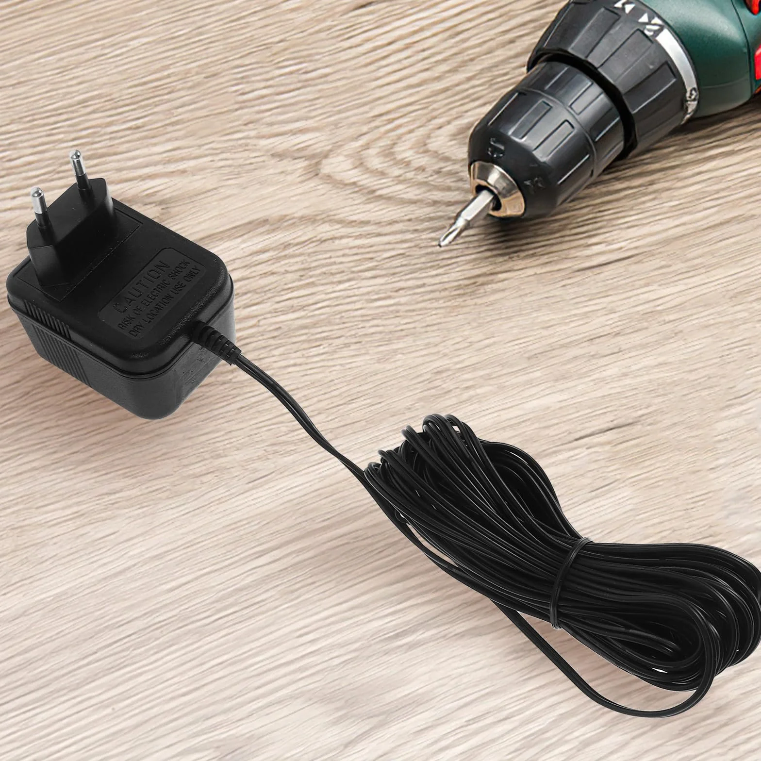 Adaptador de Corriente de Plástico 24v500mah para Timbre Vídeo Cable Largo Compatible Sistemas de Timbre para Uso Hogar
