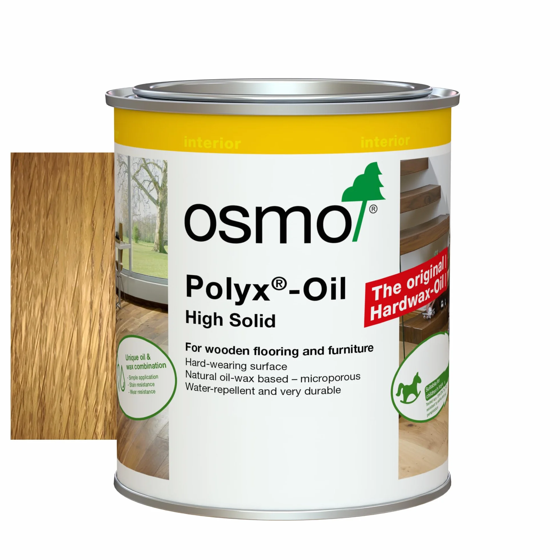 Osmo 3032 - 1 lata de aceite cera (750 ml), color satinado