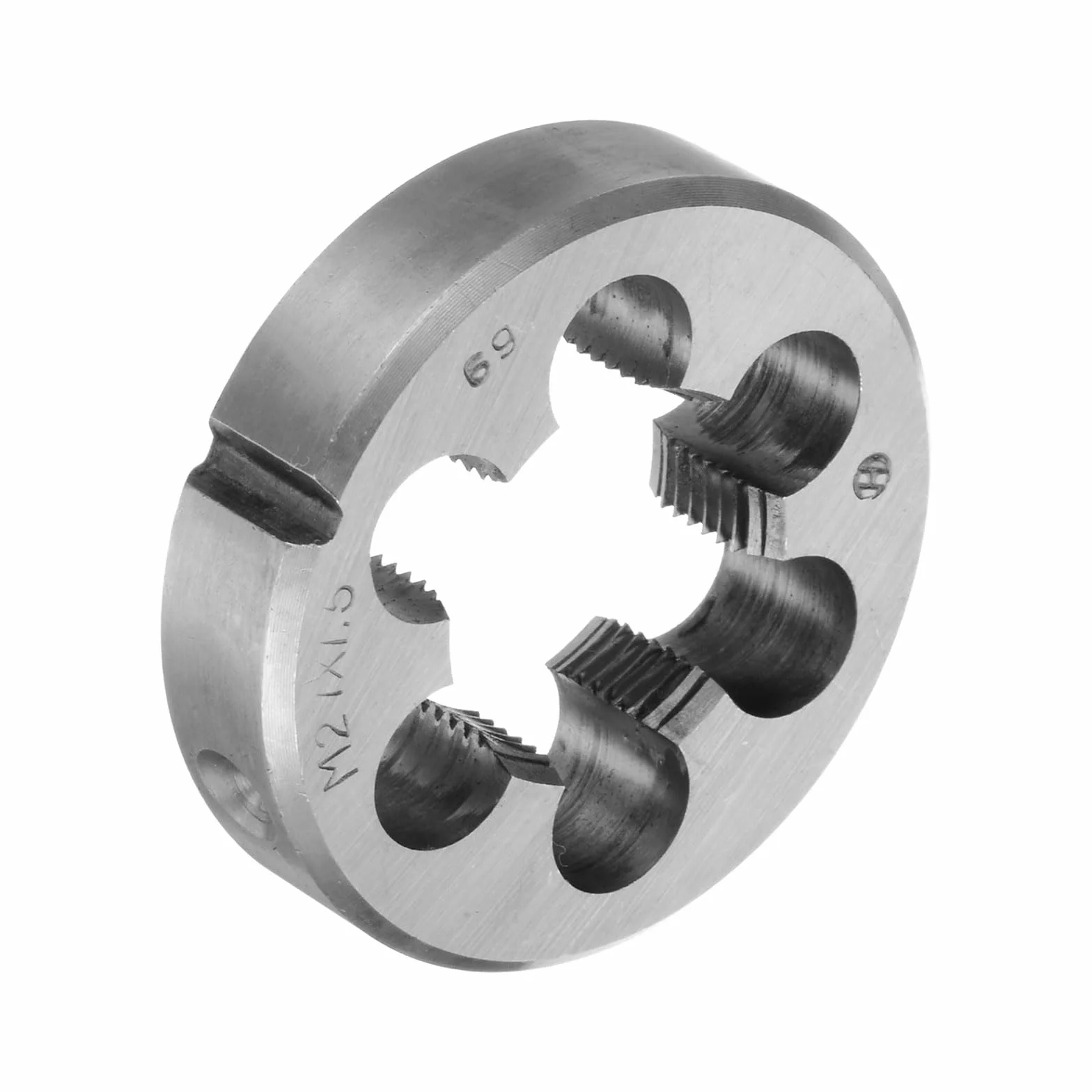 QUARKZMAN M27 x 1.5 Métrico Troquel Redondo Troquel de Roscado de Mano Derecha de Acero de Aleación para Cortar Roscas de Tornillos