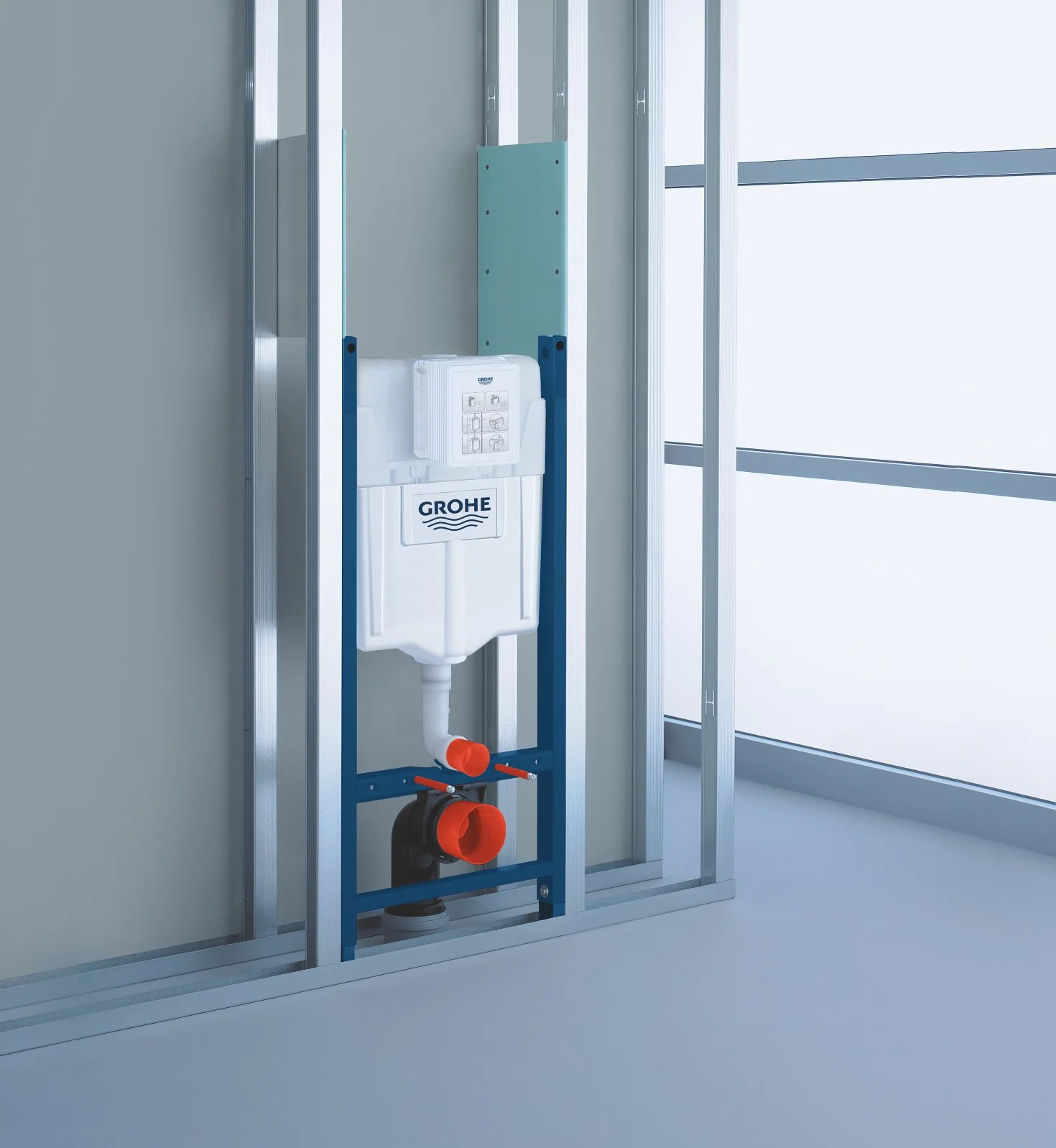 Grohe Solido Pack 2-en-1 Bastidor 1.13 m anclajes cisterna empotrada WC 6-9 l