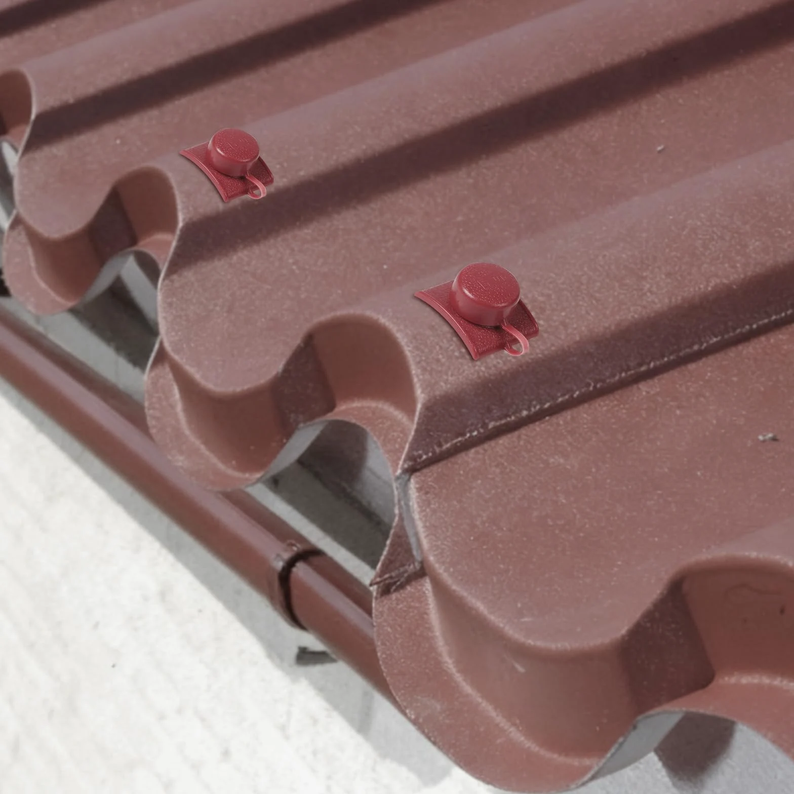 100 PCS Tornillos Autorroscante M4.8 x 45 mm Rojo para la Fijación de Tejados Ondulados, para Chapa Tejado y Paneles Ondulados para Tejado, Impermeable