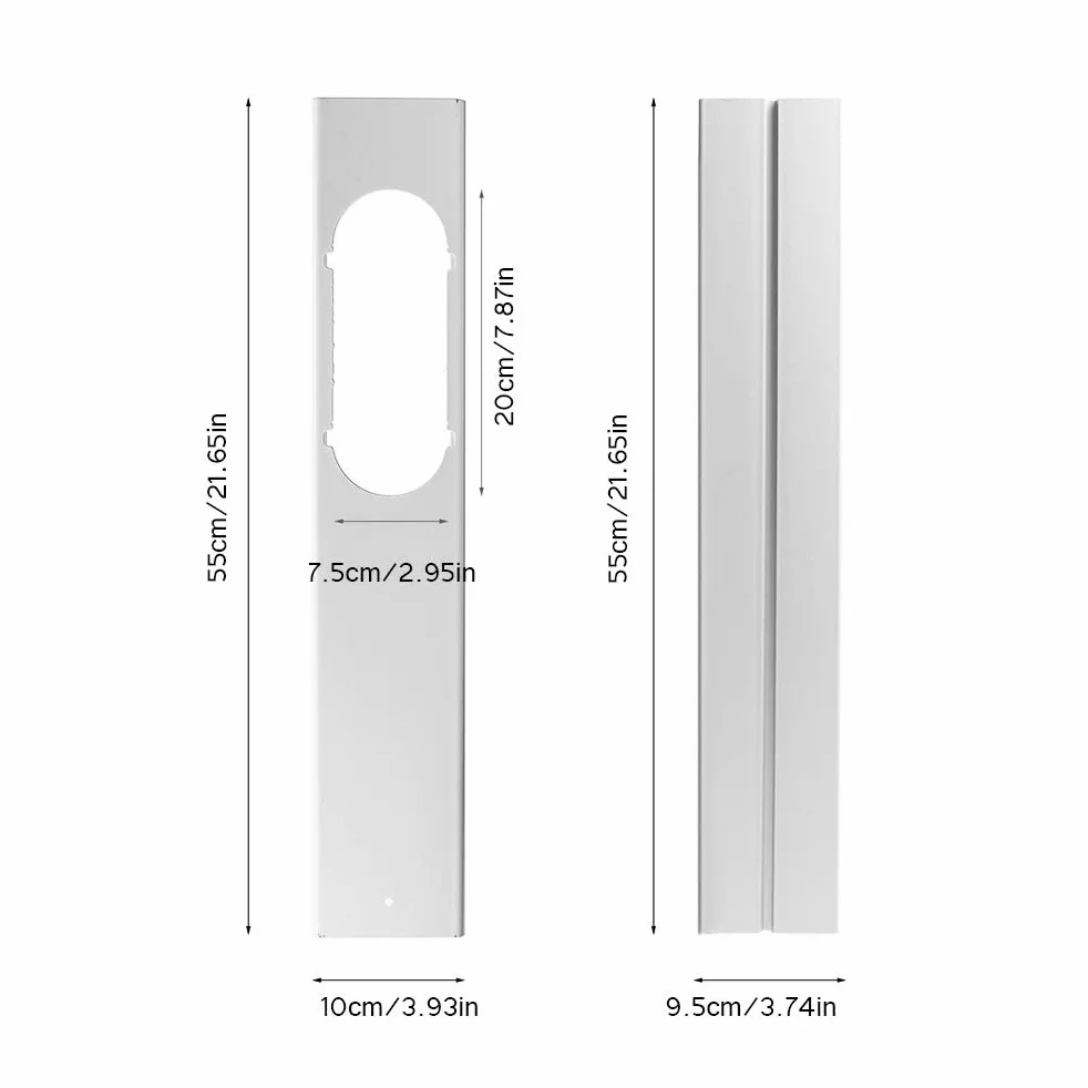 Kit de Ventana de CA Portátil, Kit de Ventilación de Aire Acondicionado Portátil, para Manguera de Escape de Aire Acondicionado, Ajustable (A)