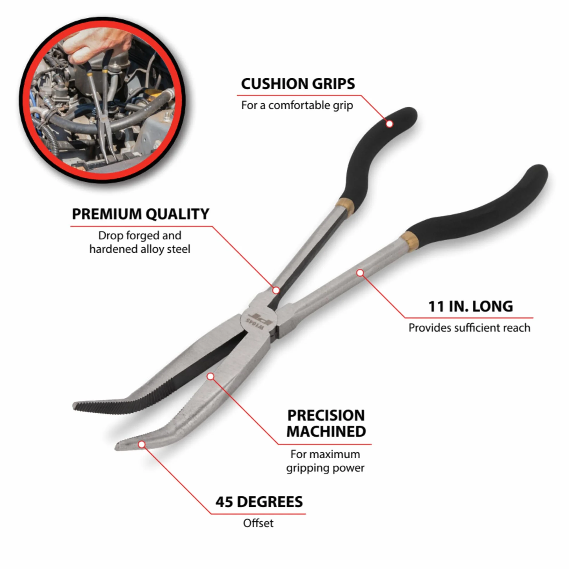 WILMAR INC. W1045 11 45 LONG HANDL