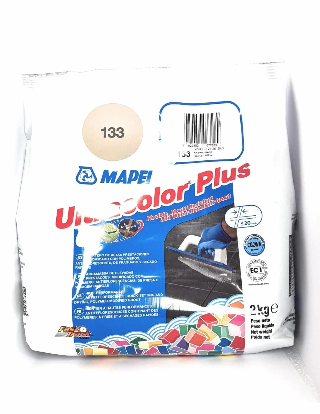 MAPEI Mortero de juntas Ultracolor Plus (133) Arena 2Kg
