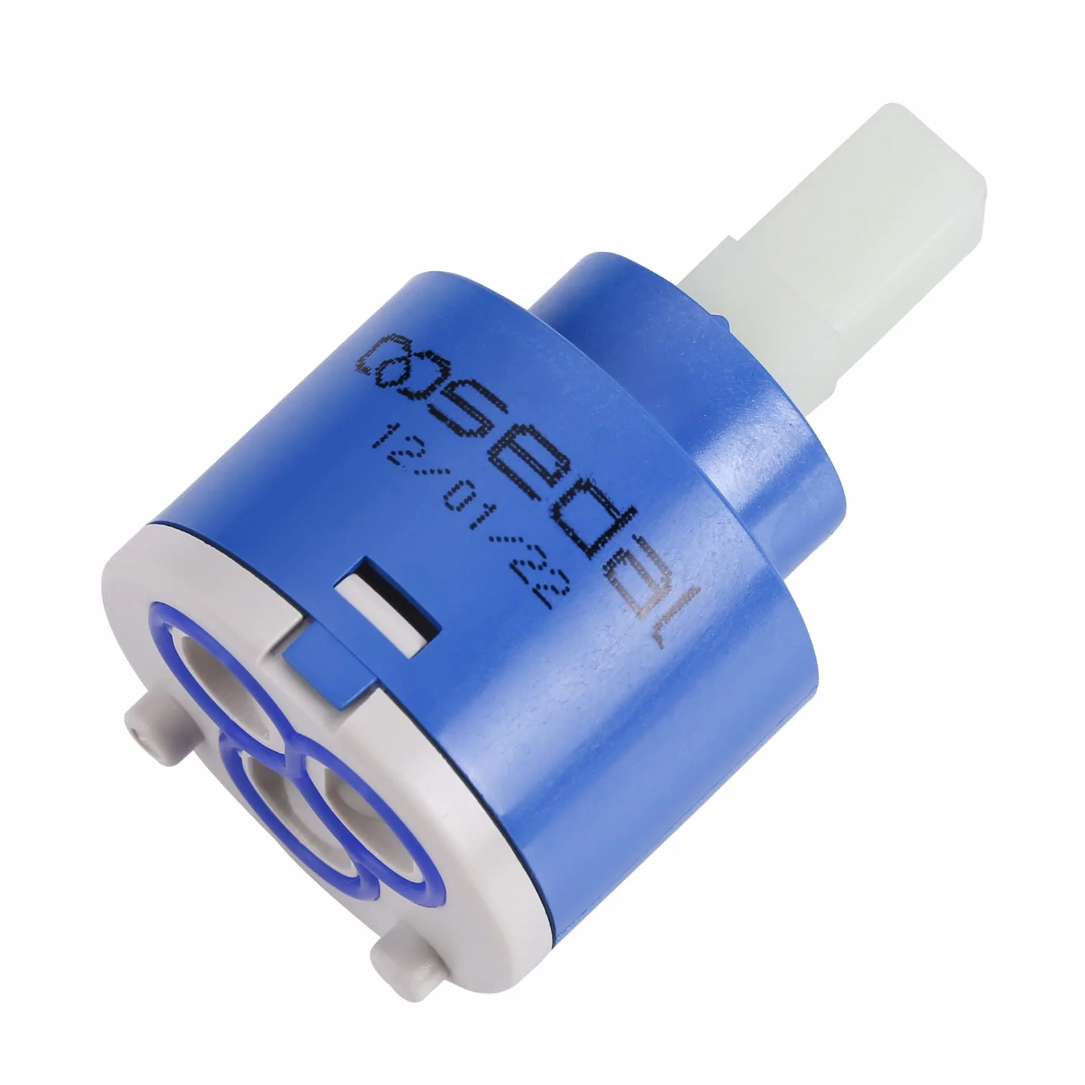 ARCORA 40mm Cartucho de Pie Plano, Cartucho de Cerámica, Cartucho Estándar de 40mm, Piezas de Grifos, Válvula de Grifo, para Grifo de Cocina y Baño, Azul, 1PC