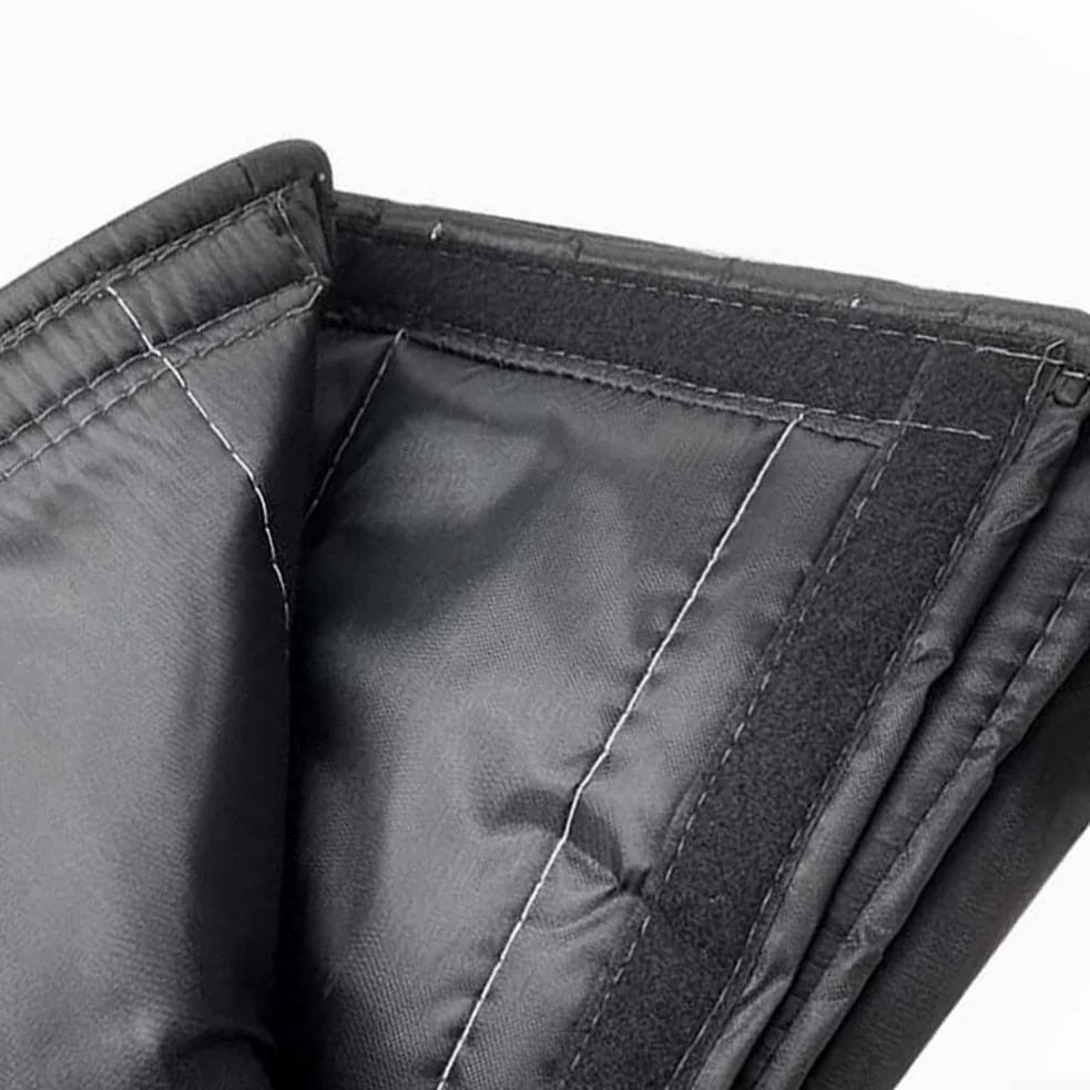 Manta de chimenea con bloqueo de calor con tela Oxford ignífuga y relleno de esponja para parar corrientes de aire y aislamiento (B)