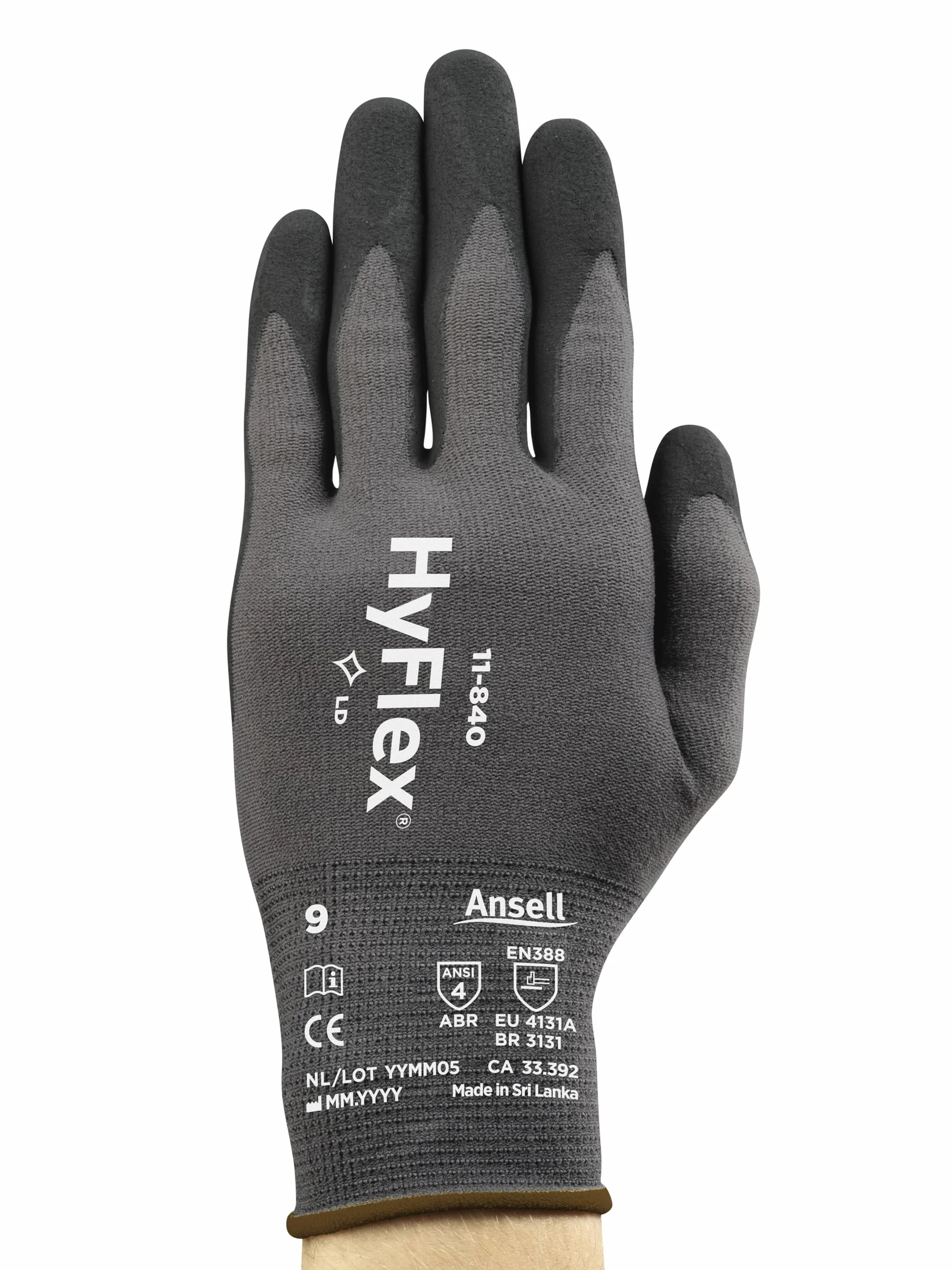 Ansell HyFlex 11-571 Guantes Trabajo