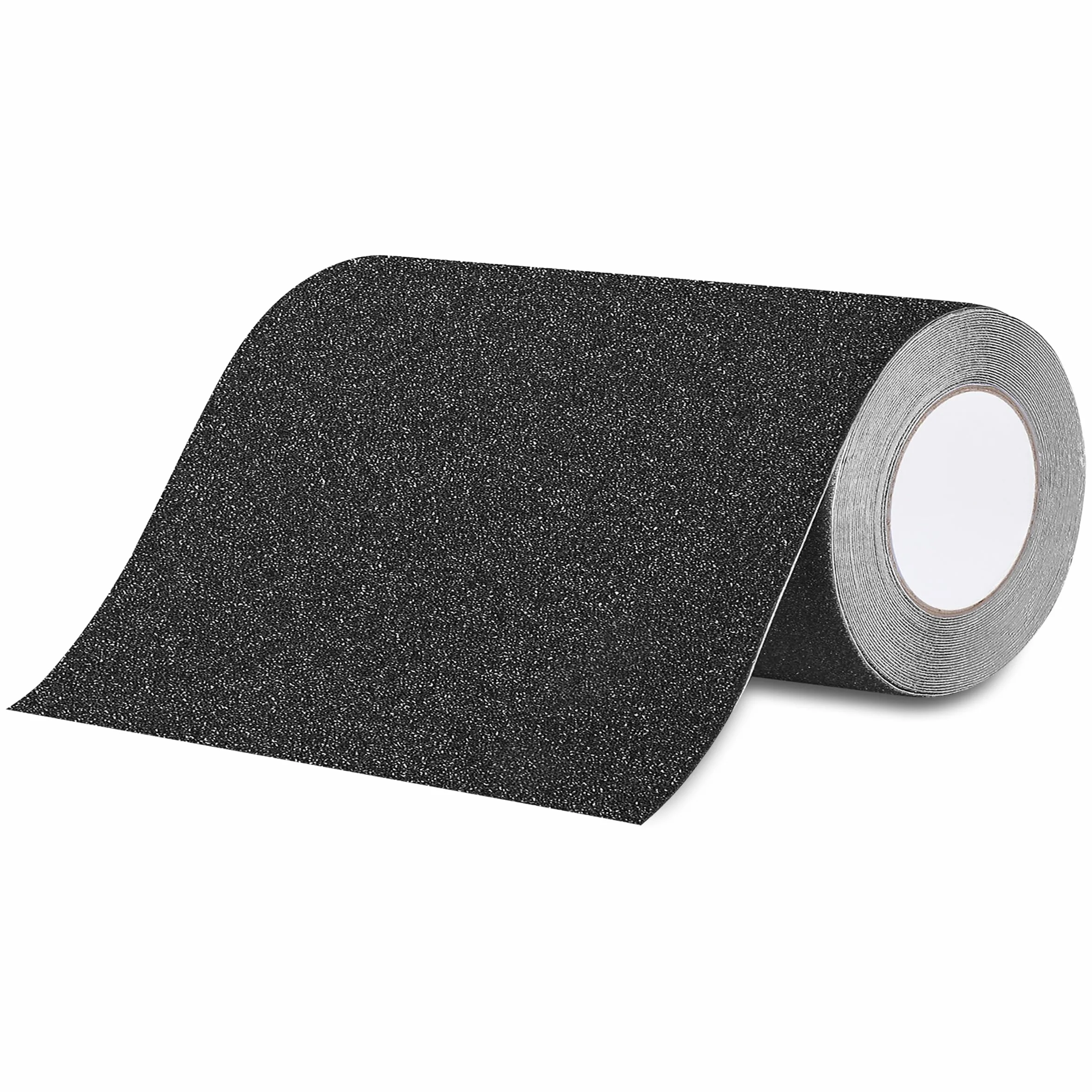 Cinta Antideslizante Escaleras, 25cm*5m, Cinta Antideslizante Seguridad, Cinta Adhesiva Antideslizante Para Interiores y Exteriores, Excelente Tracción, Impermeable, Negro