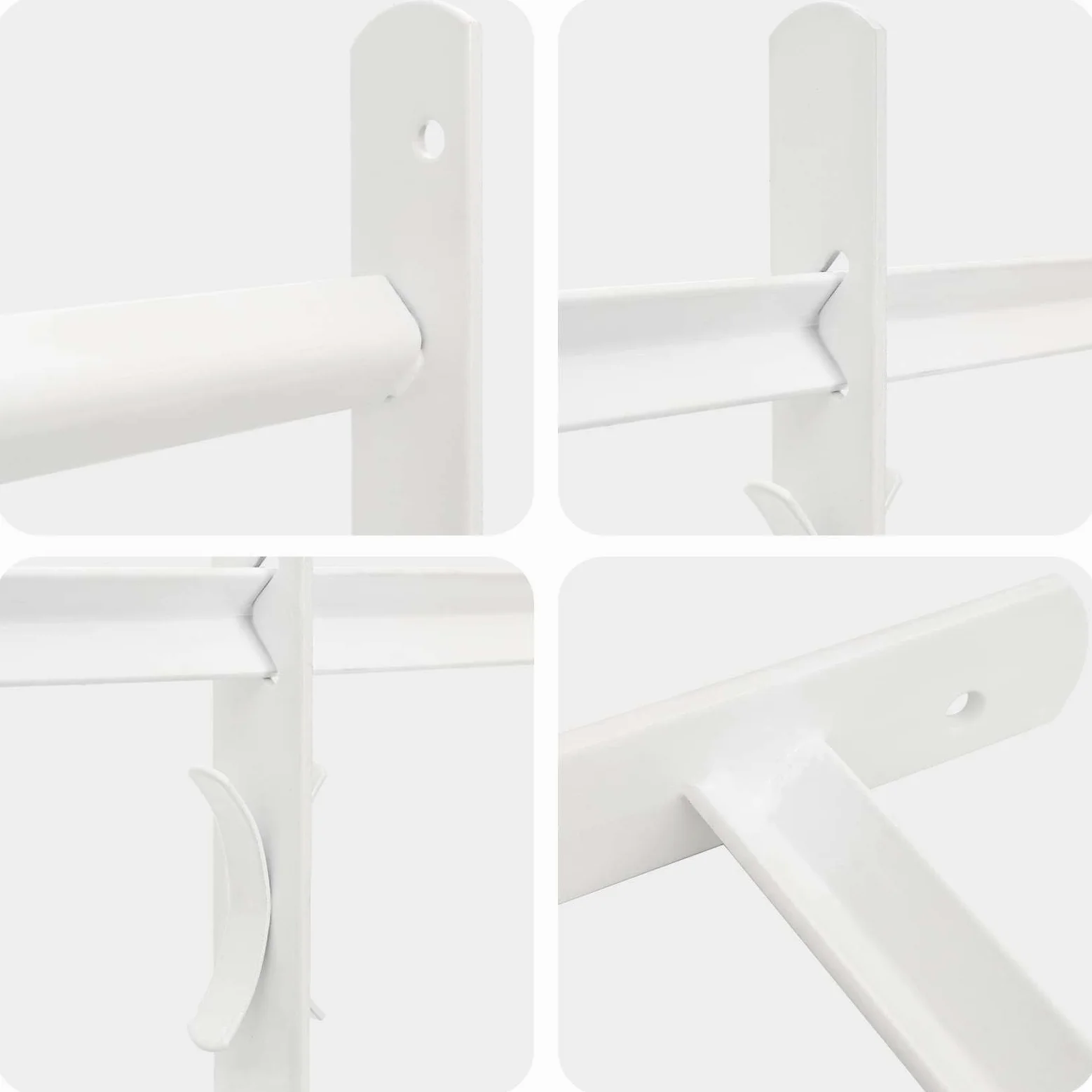 Reja de Seguridad para Ventanas con 3 Barandas 63-114 cm para balcón,planta baja,ventana de bodega,Reja antirrobo 63-114 cm