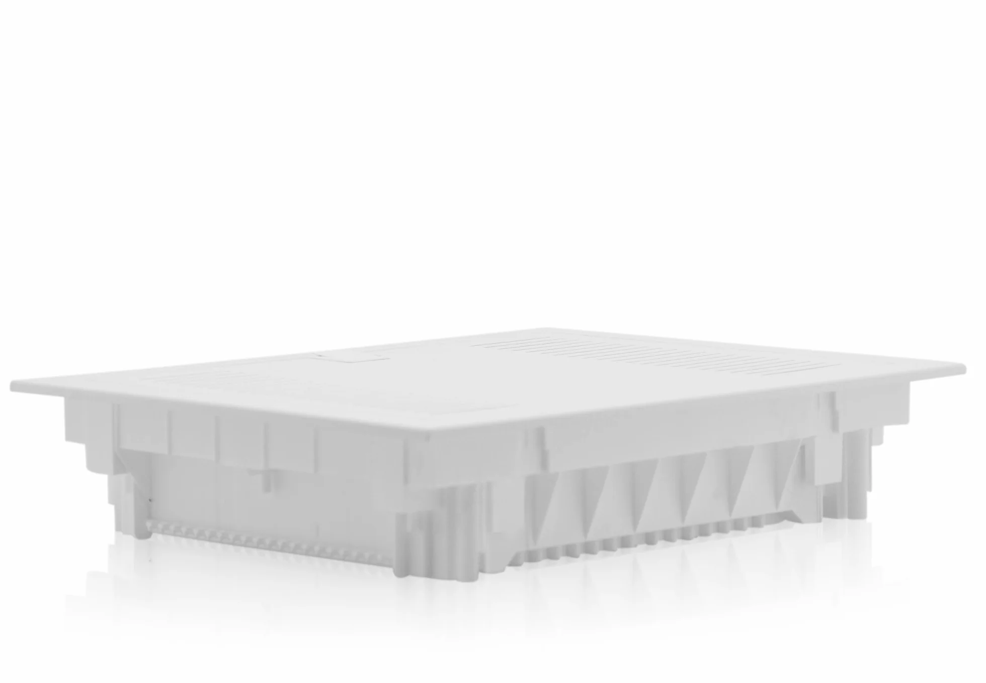 Intratec distribuidor de comunicación empotrado, IP40 – Distribuidor multimedia para hogar completamente conectado, serie DIXBOX-XT, armario para sistemas multimedia, 442 x 346 x 92 mm, blanco