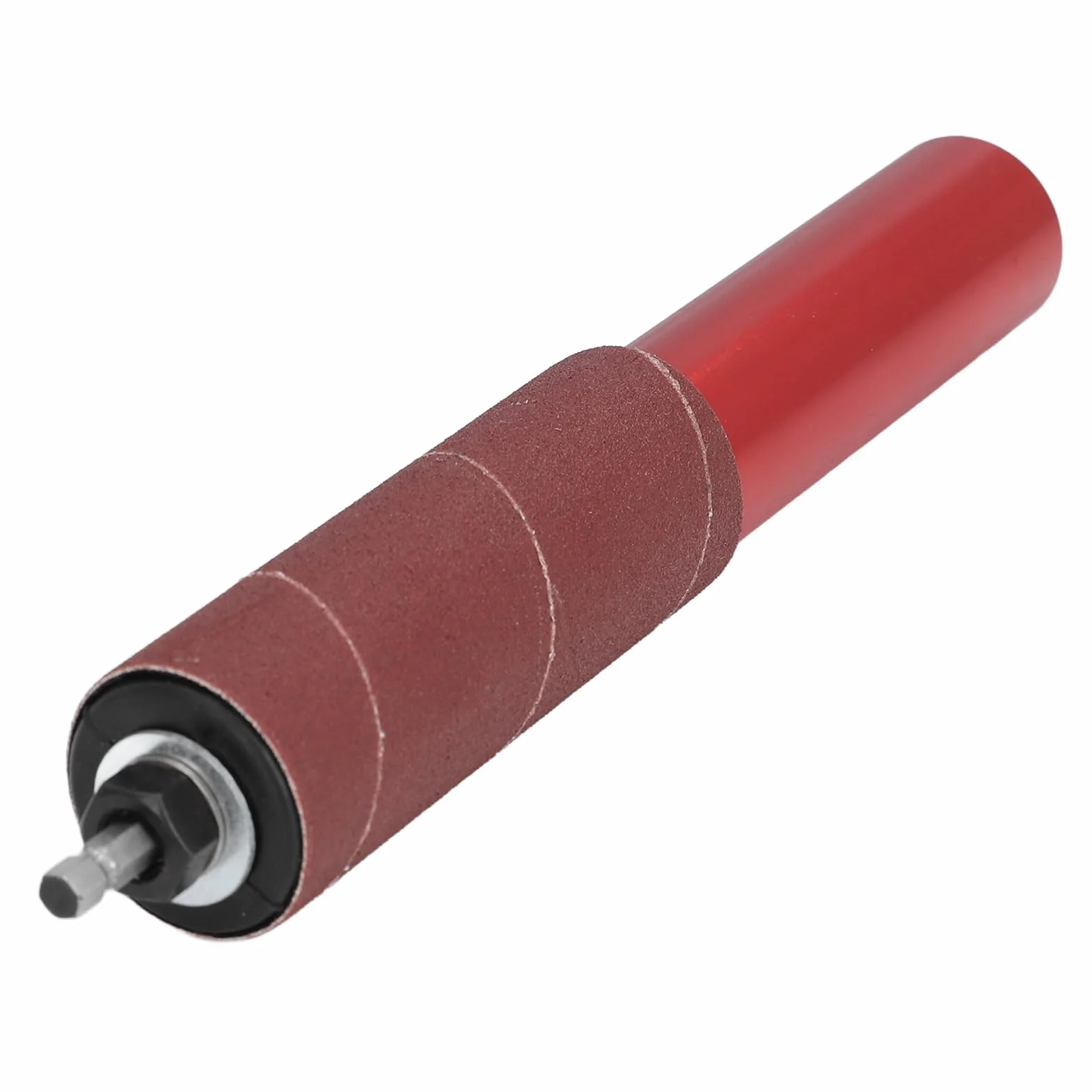 Juego de Tambor de Lijado de Óxido de Aluminio, Adaptador para Taladro con 100 Hojas, Amoladora para Uñas de Perros y Pulido de Madera Metal