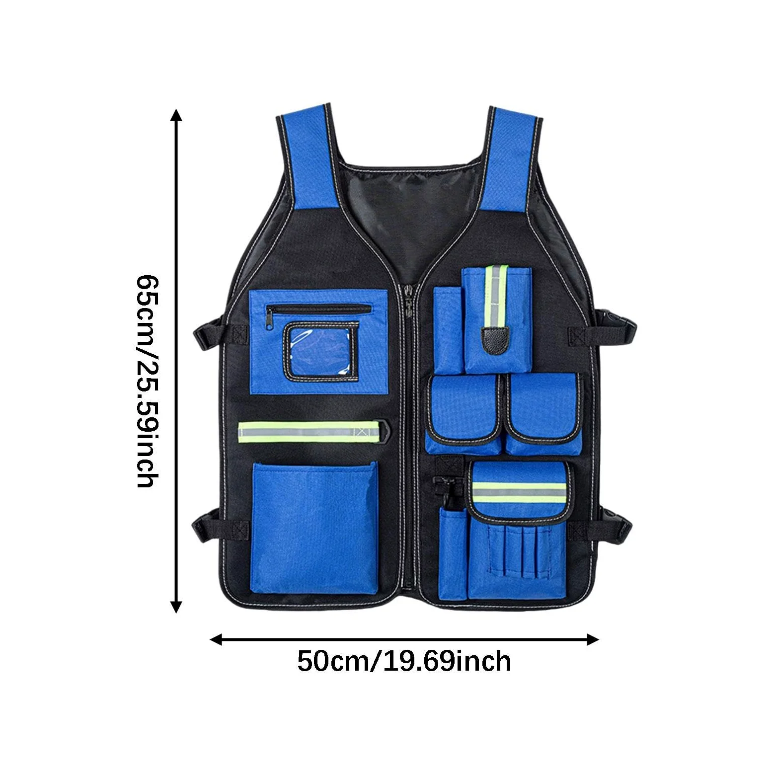 Chaleco Portaherramientas para Hombre, Práctico, de Calidad, Multiusos, Reflectante, Organizador de Herramientas, Ropa de Trabajo P