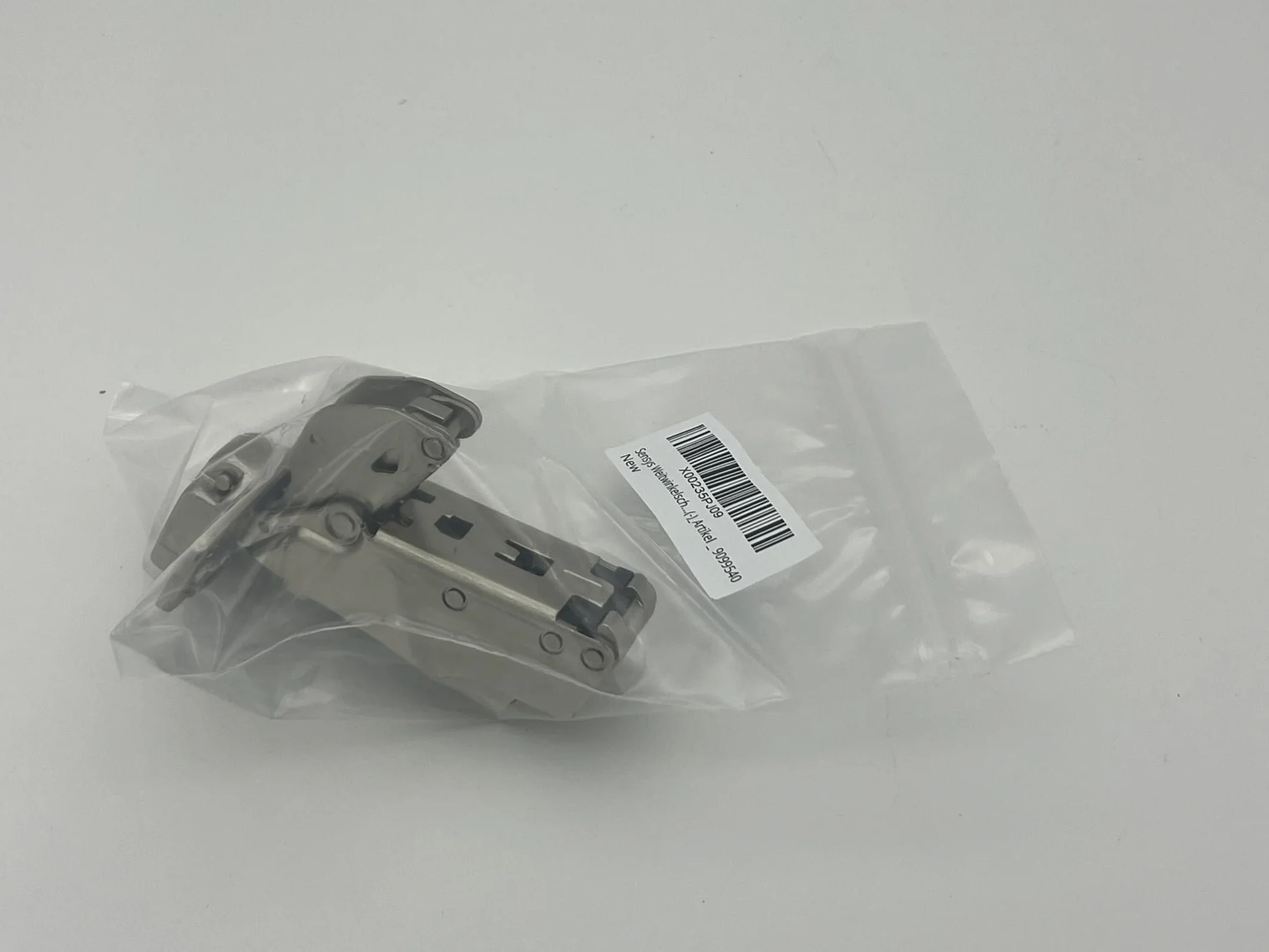 Hettich I-Sensys 8657i Bisagra Oculta Montaje Rápido Sistema Silencioso Integrado Ángulo Apertura 165 Acero Niquelado