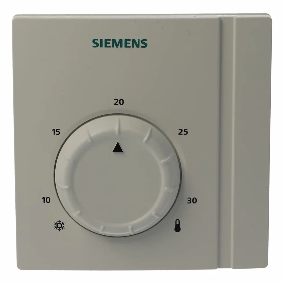 RAA21 | RAA21-GB | SIEMENS RAA21-GB ELECTROMECHANICAL ROOM THERMOSTAT, BASIC MODEL GB MARKET