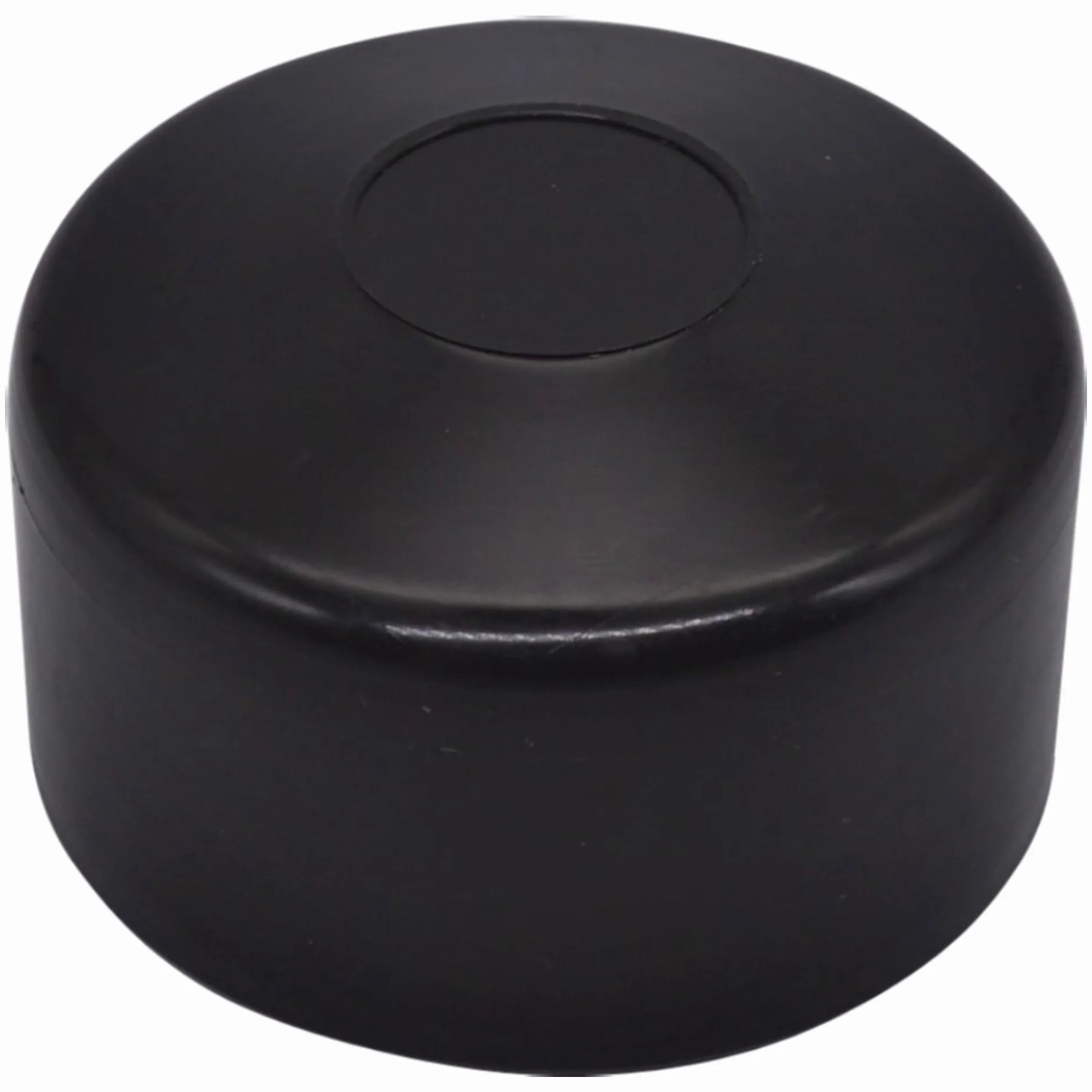 SKIR'CO (20 piezas) Tapas para Postes de Valla, Tapas de Plástico Negro Redondas de 60 mm para Postes de Valla Redondos, Cubiertas para Postes de Valla, Color Negro RAL 9005