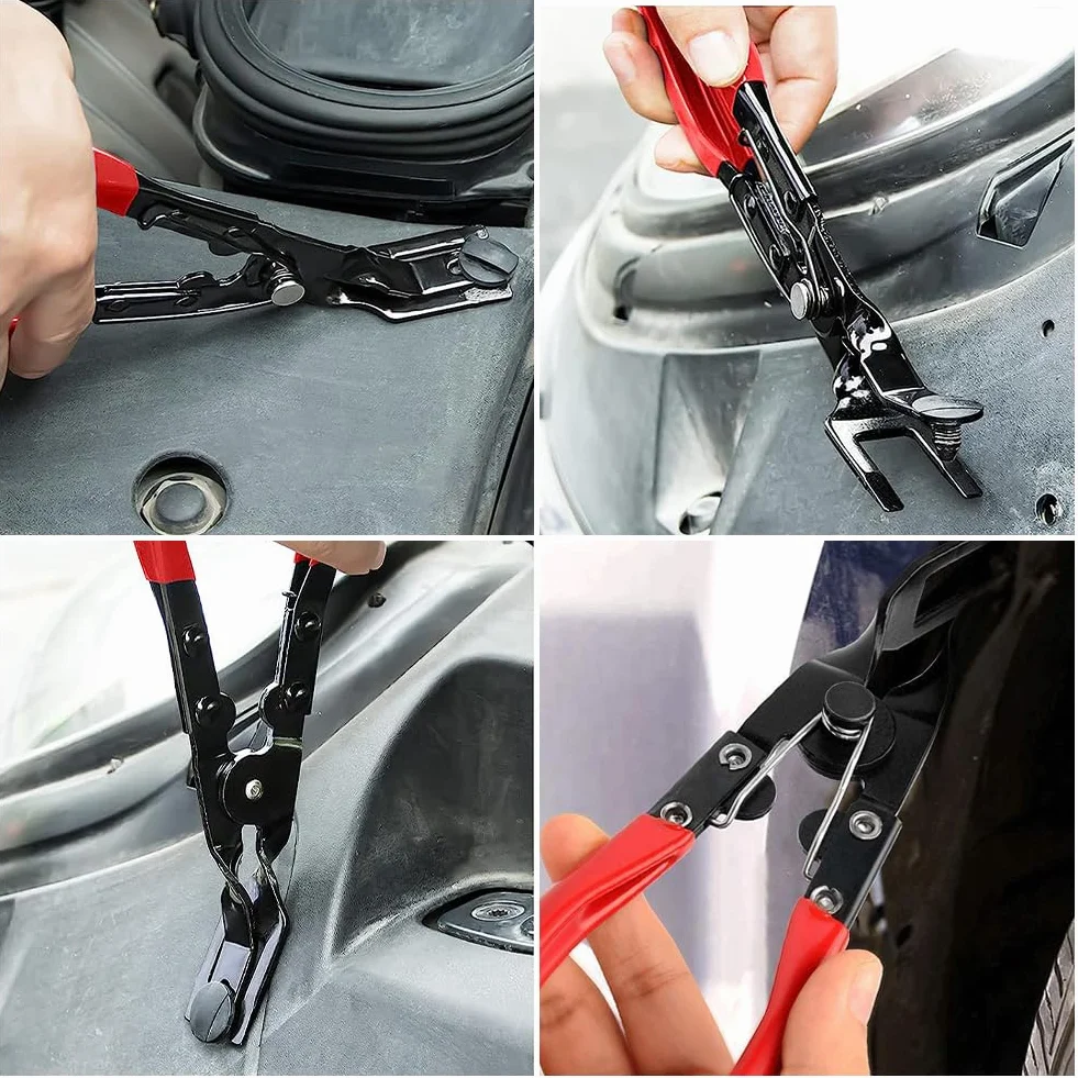 Alicates Para Quitar Clips y Panel, Remachadora de Plástico Para Salpicadero de Puerta de Coche - 2 Paquetes