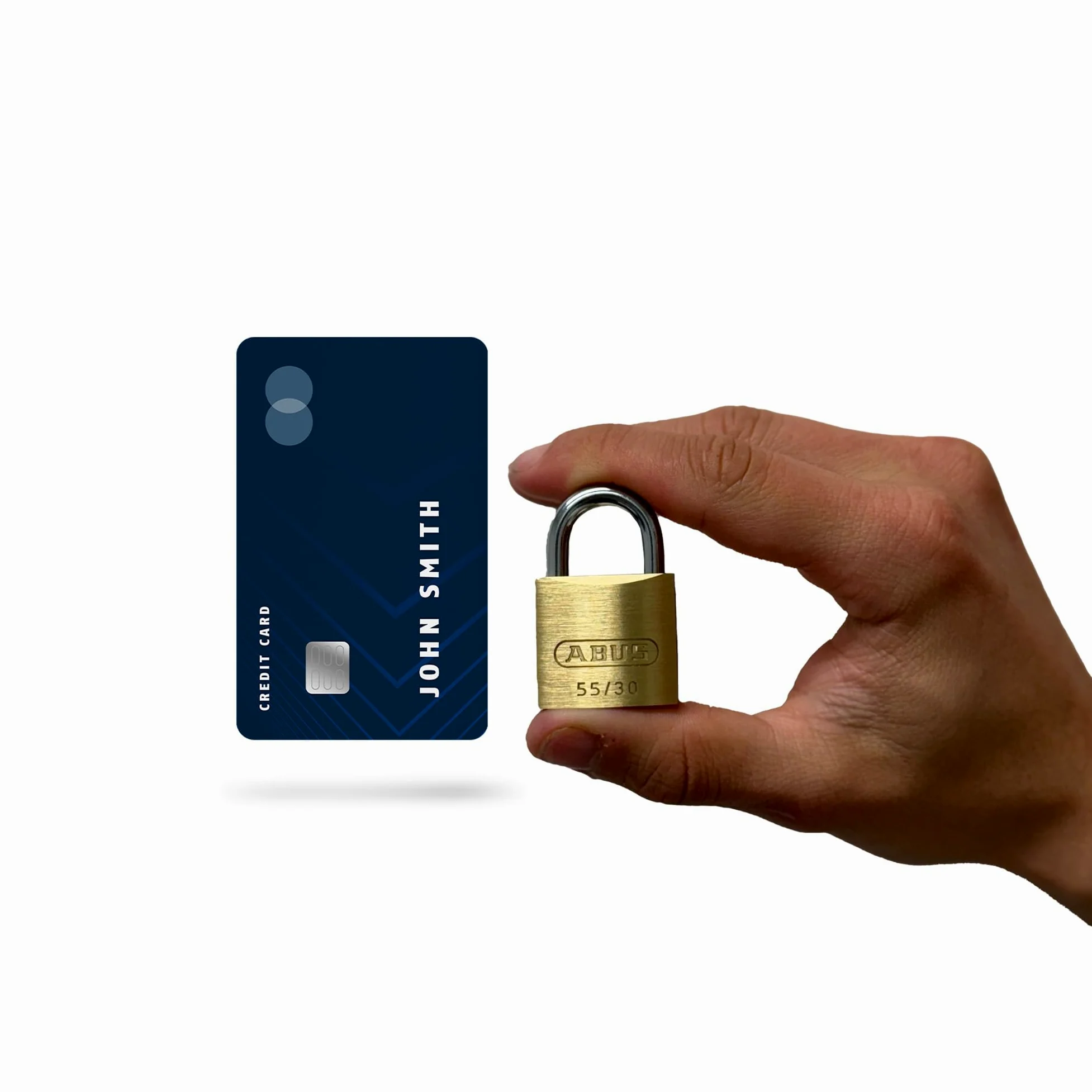 Abus 55/30 B KA (todo tipo de clima candado de latón con grillete de acero endurecido con llave (