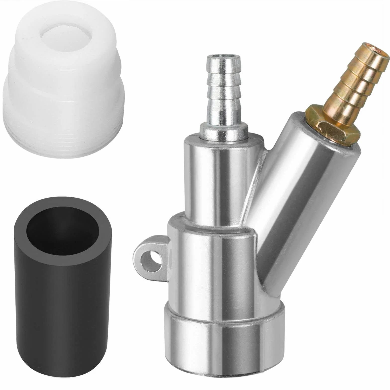 Pistola de chorro de arena, kit de pistola de chorro de arena de aire con una boquilla de chorro de arena de carburo de boro de 8 mm, boquillas de chorro de arena para piezas de gabinete