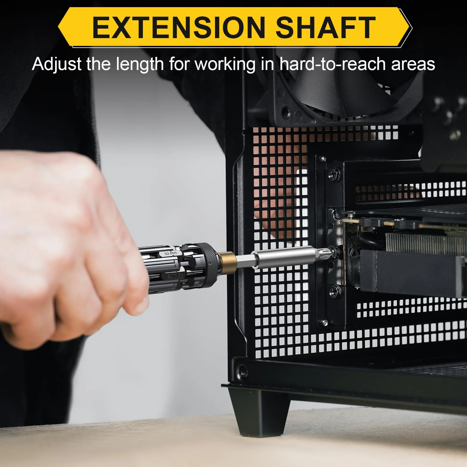 JOREST 19 en 1 Herramienta Multifunción Juego de Destornilladores con Torx, Regalos de Cumpleaños Navidad Gadgets para Hombres Papá Él, Kit de Bolsillo Magnético de Herramientas de Reparación