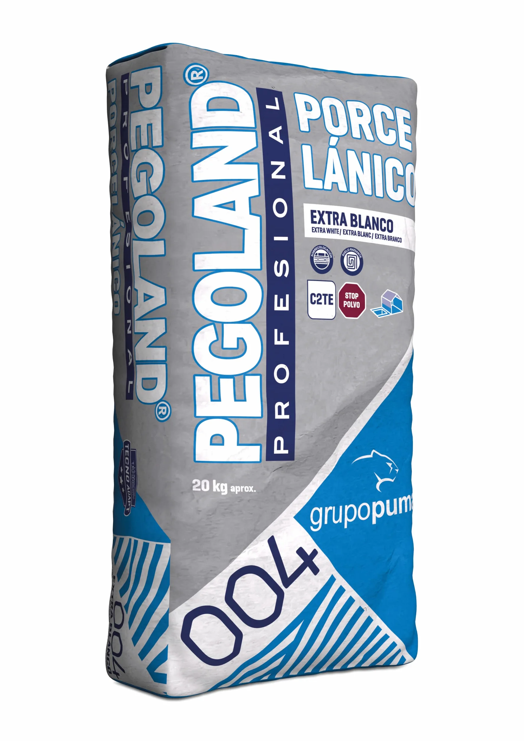 Saco de 20 Kilos Pegoland® Profesional Porcelánico C2 TE