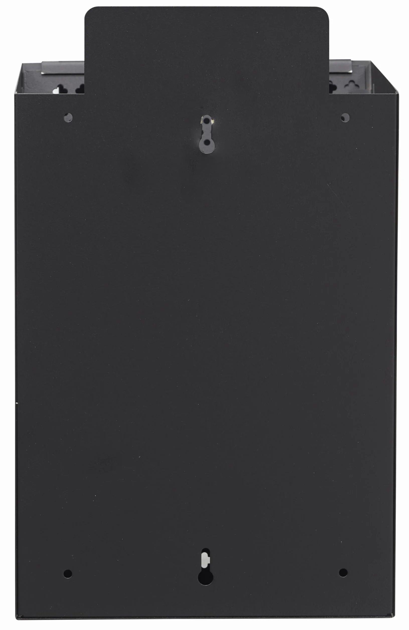 Arregui E2301 Cesta de Publicidad de Acero | 7,5 L | 30,5 x 22 x 19 cm | Negro
