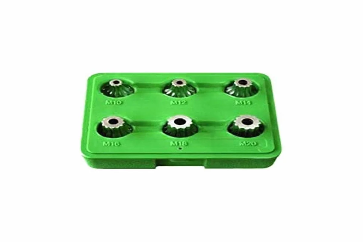 SET DE 6 PIEZAS DE 1/2" PUNTA 12 CANTOS INVIOLABLE/PUNTA XZN