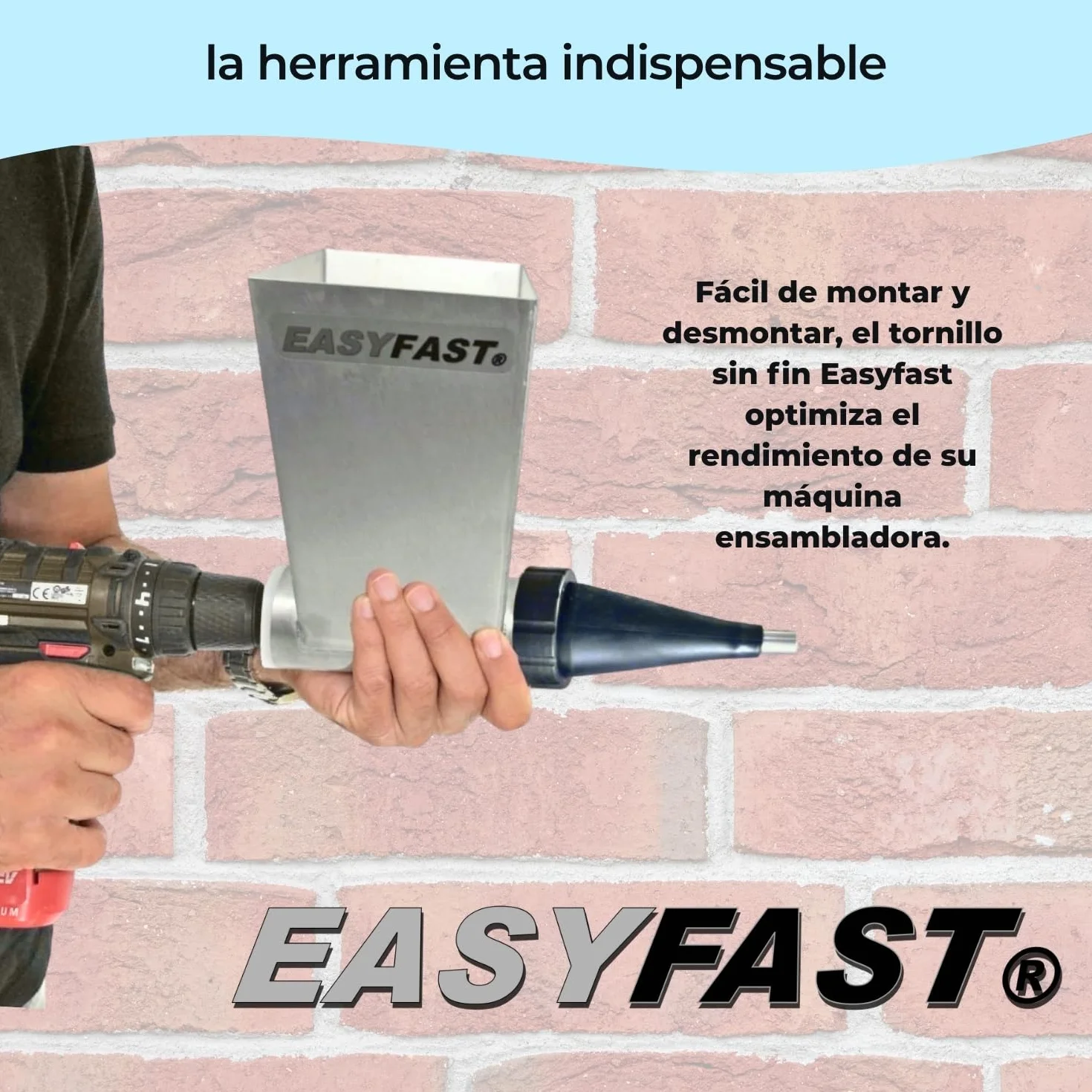 EASYFAST Boquillas recortables para mortero 8–16 mm – juego de 3 para juntas de piedra y ladrillo