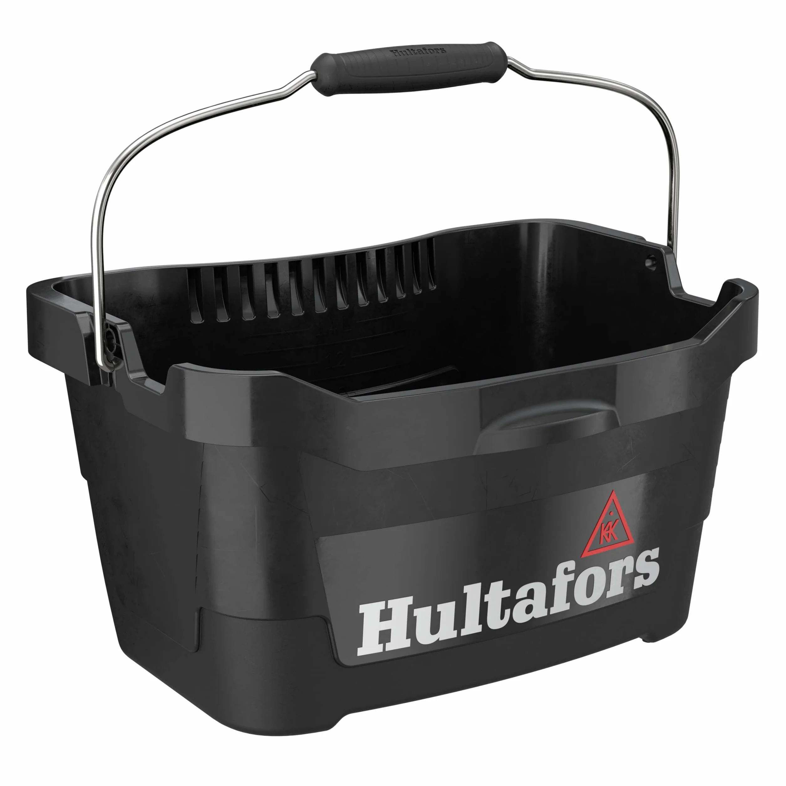 Hultafors Cubo para Herramientas de 15 litros I I con Capacidad para hasta 100 kg | Cubo con construcción ultrarresistente y Forma ergonómica I Made in Sweden I 590101
