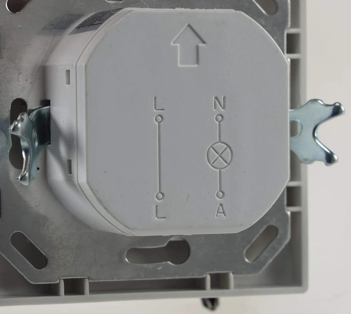 ChiliTec Detector de movimiento (2 unidades, empotrable, LED, alcance de 9 m, tecnología IP20, sustituye a un interruptor), color blanco