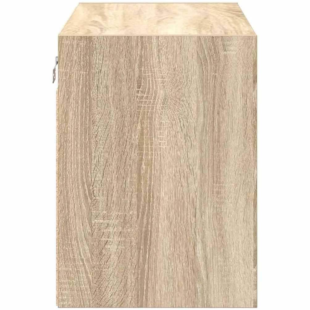 Armarios de pared 2 uds para garaje madera de ingeniería